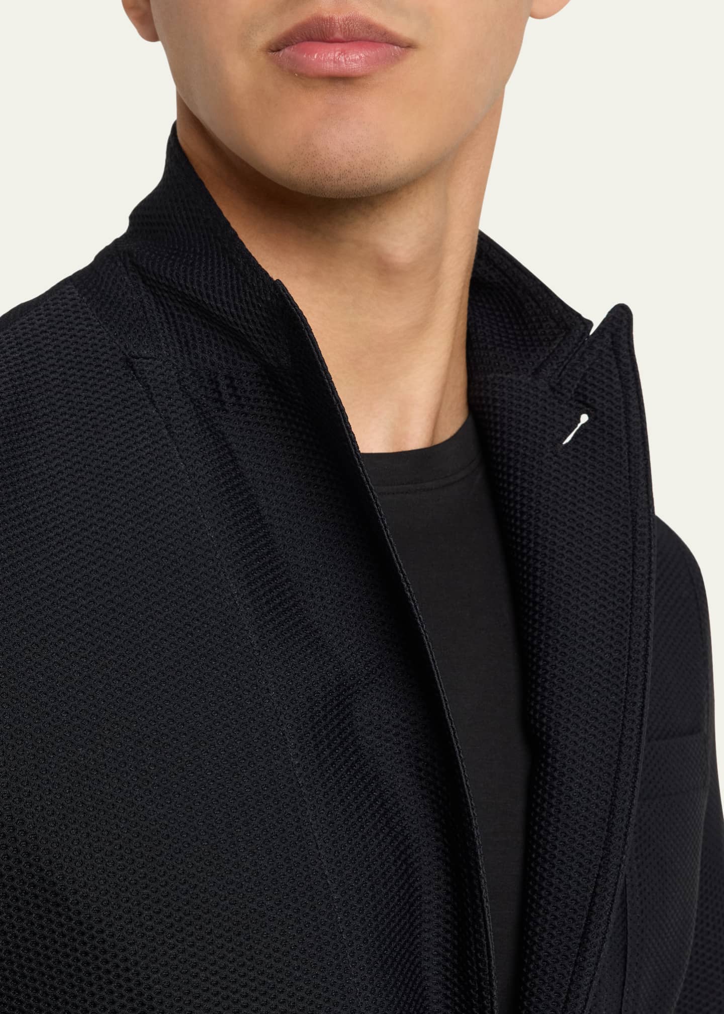 Giorgio Armani Men's Rice Stitch Sport Coat Image 7 of 8