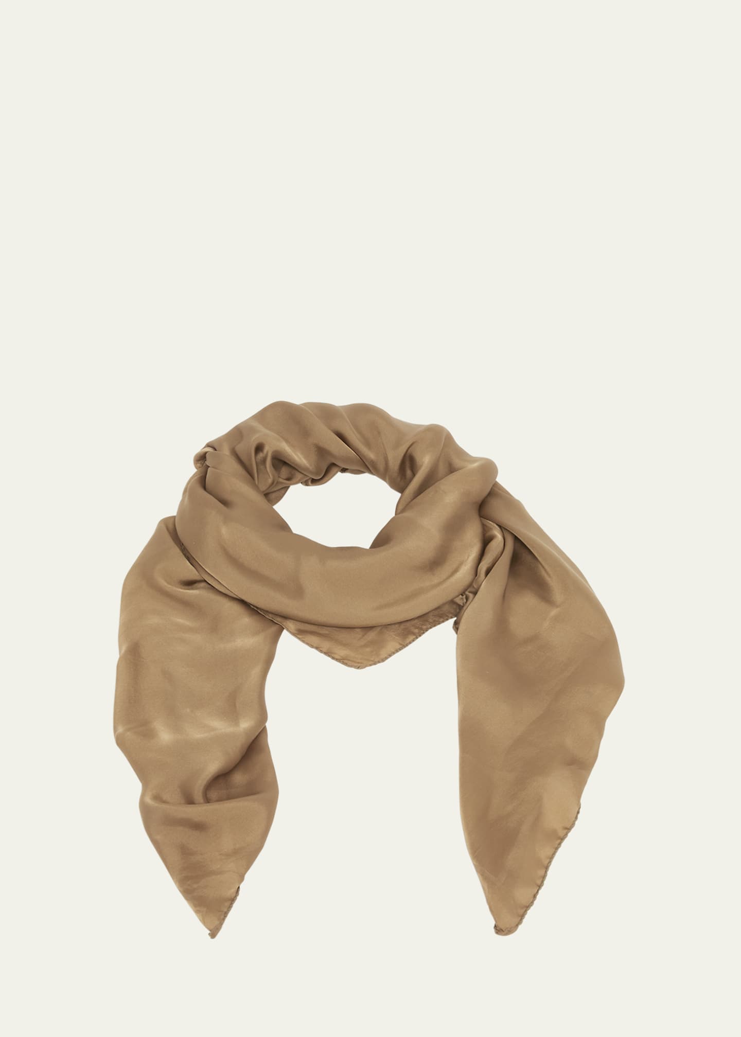 【お得】 Saint Laurent YSL Silk Square Scarf - Bergdorf Goodman 小物