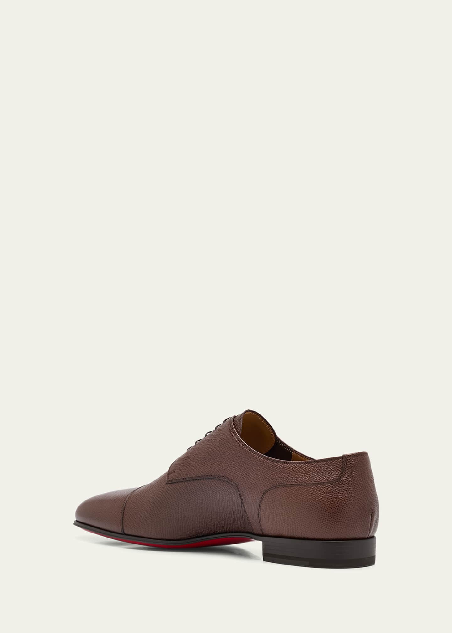 Christian Louboutin Men s Surcity Grained Leather Derby Shoes Bergdorf Goodman