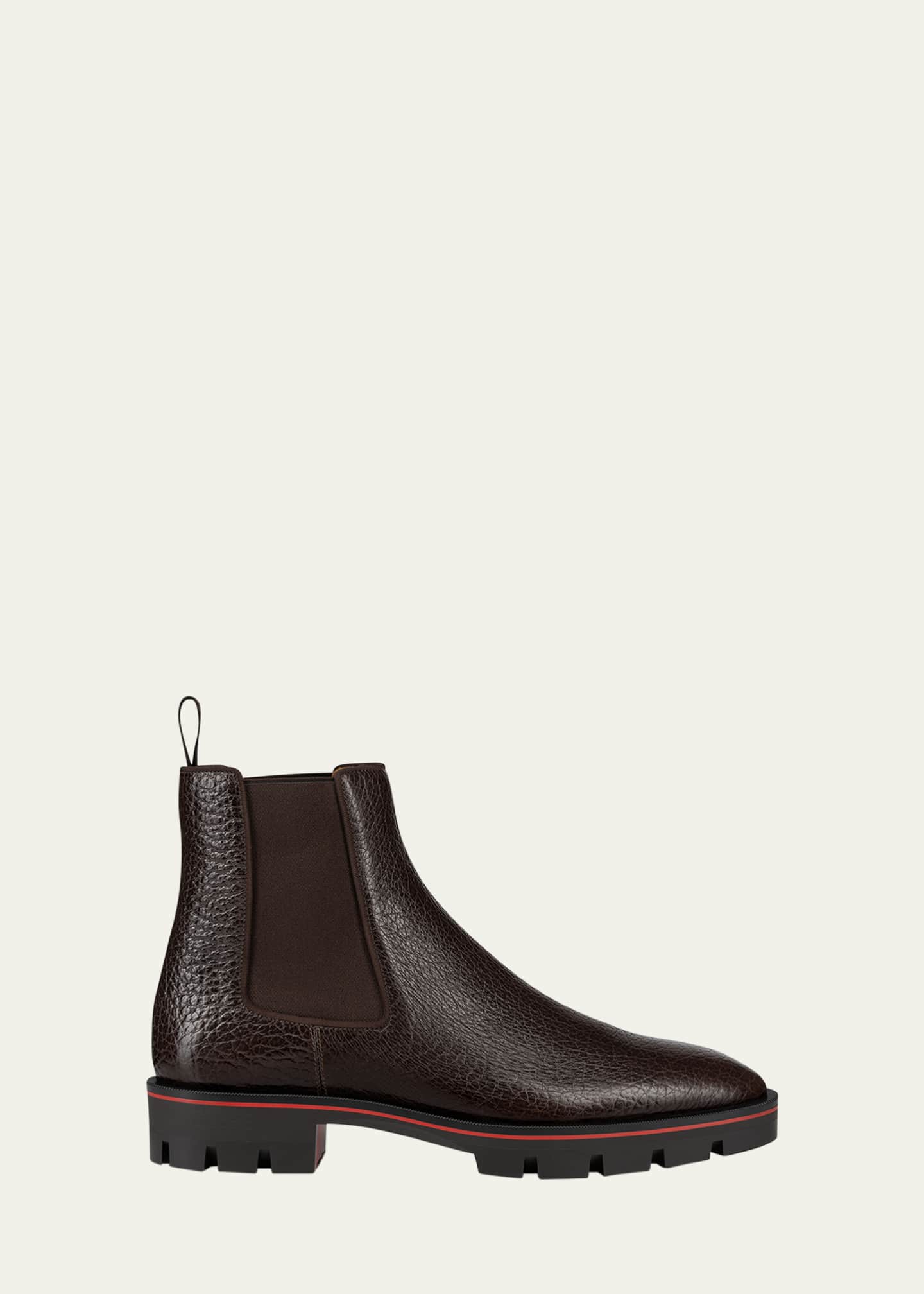 Christian Louboutin Men s Alpinosol Leather Chelsea Boots Bergdorf Goodman