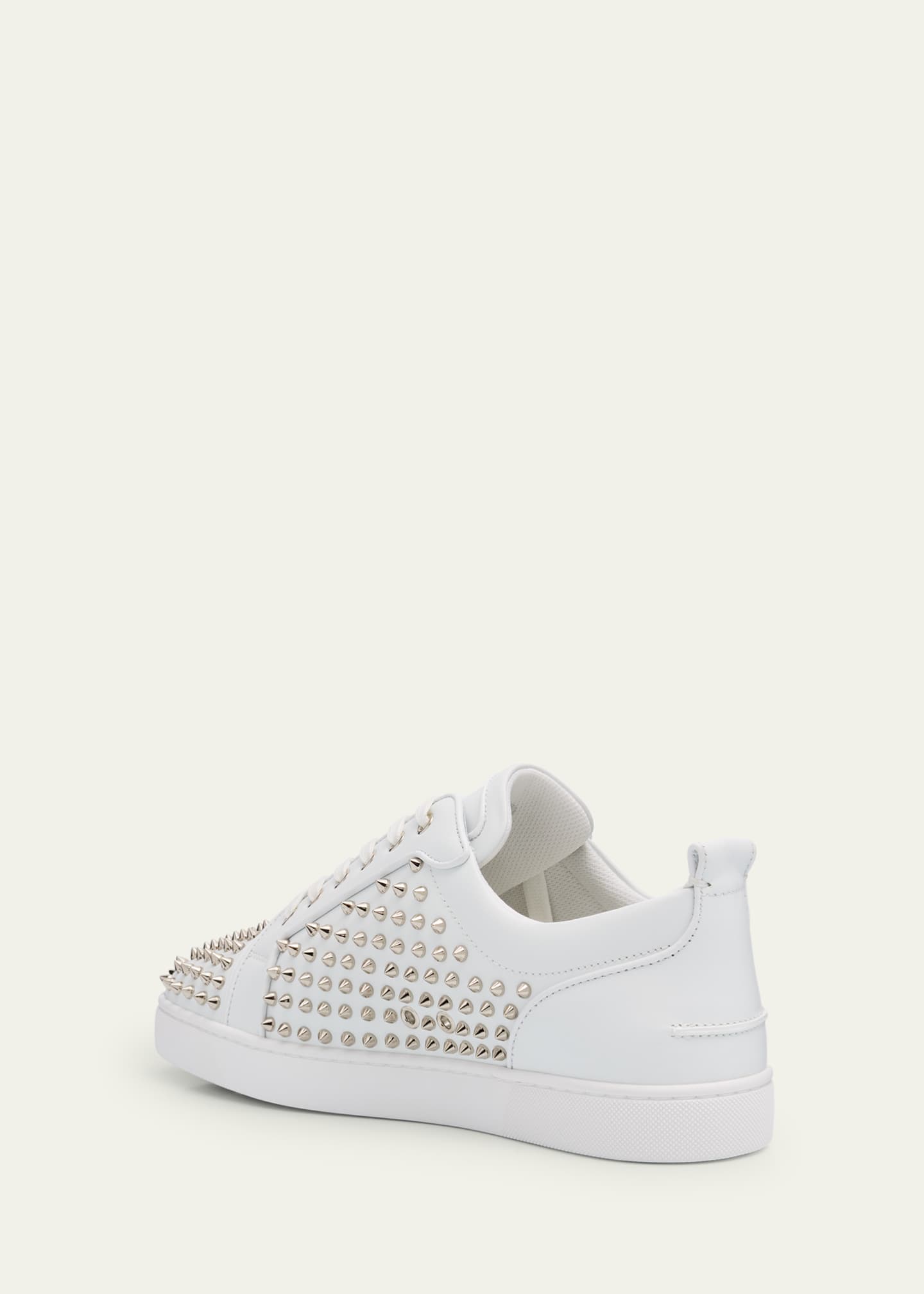 Christian Louboutin Men's Louis Spikes Junior Low-Top Sneakers Image 4 of 6
