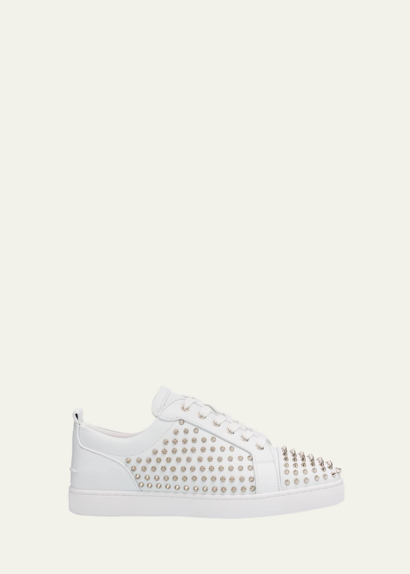 Christian Louboutin Men's Louis Spikes Junior Low-Top Sneakers Image 1 of 6