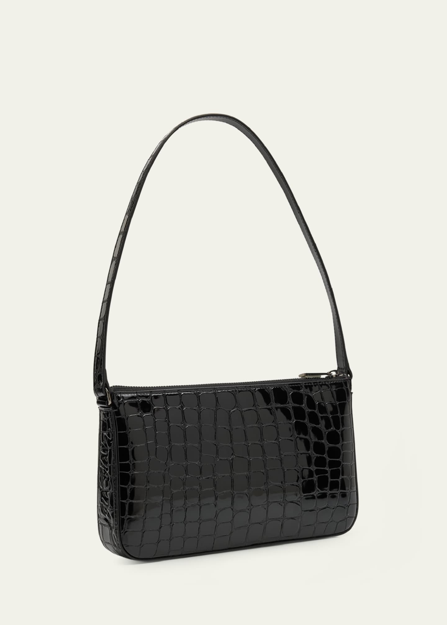 Christian Louboutin Loubila Alligator-Embossed Leather Shoulder Bag Image 3 of 6