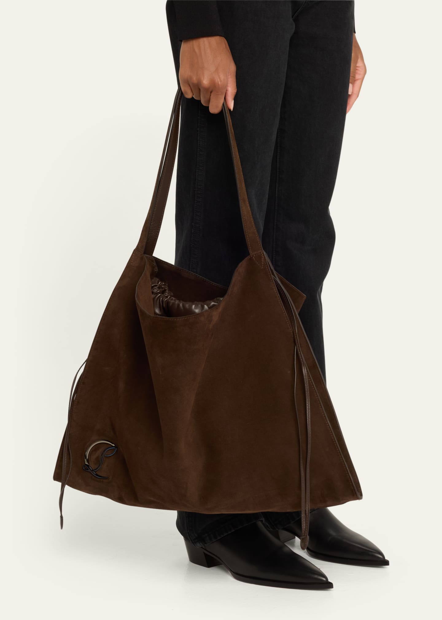 Christian Louboutin Le 54 Tote in Suede Image 2 of 6