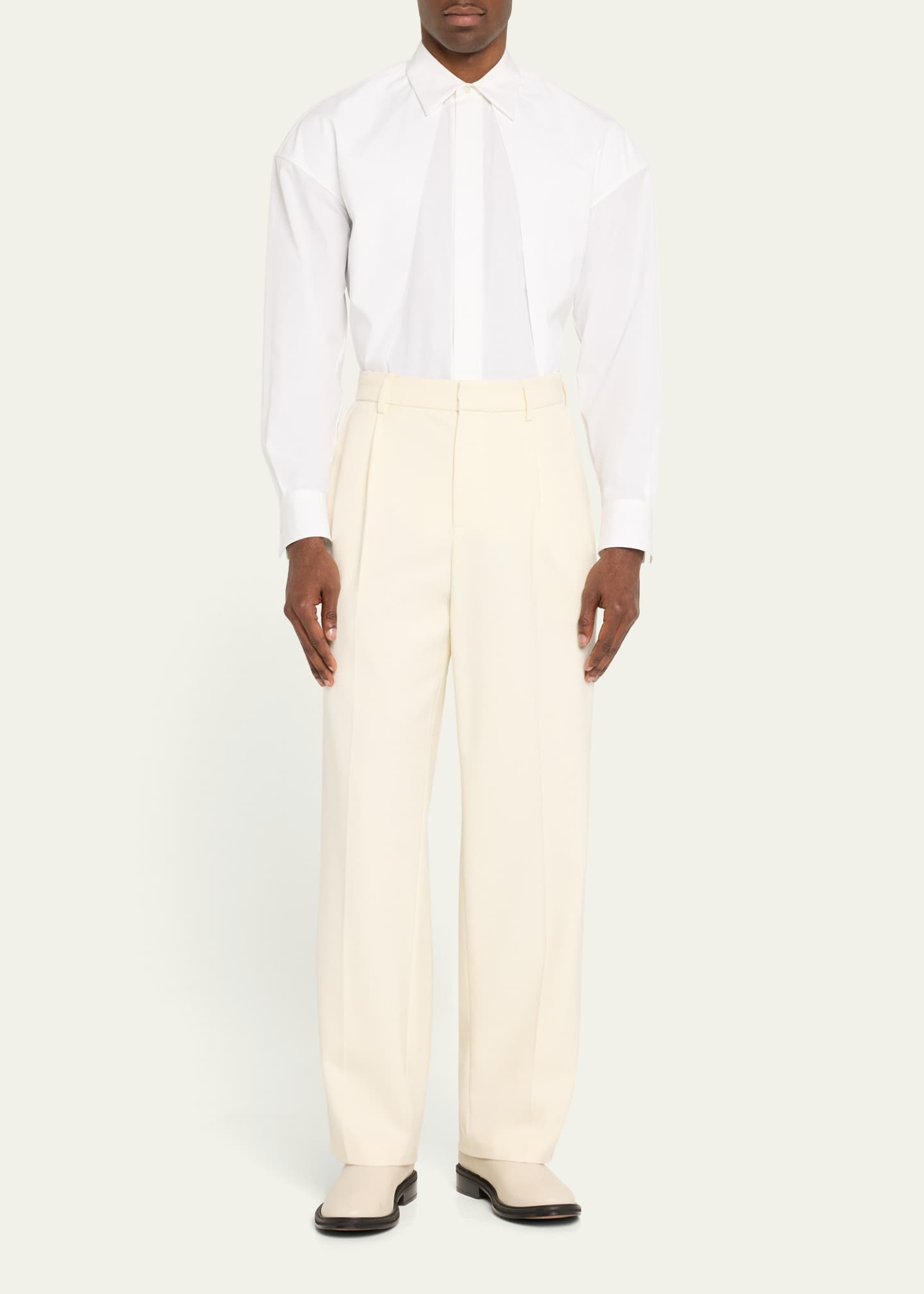 SIMKHAI Men's Reggie Relaxed Straight Pants Image 2 of 5