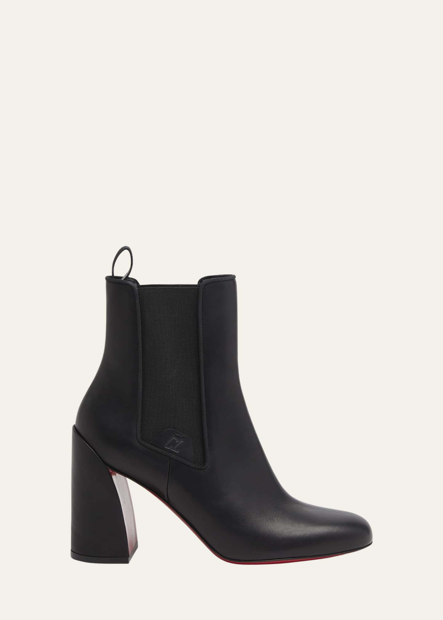 Red bottom black ankle boots store