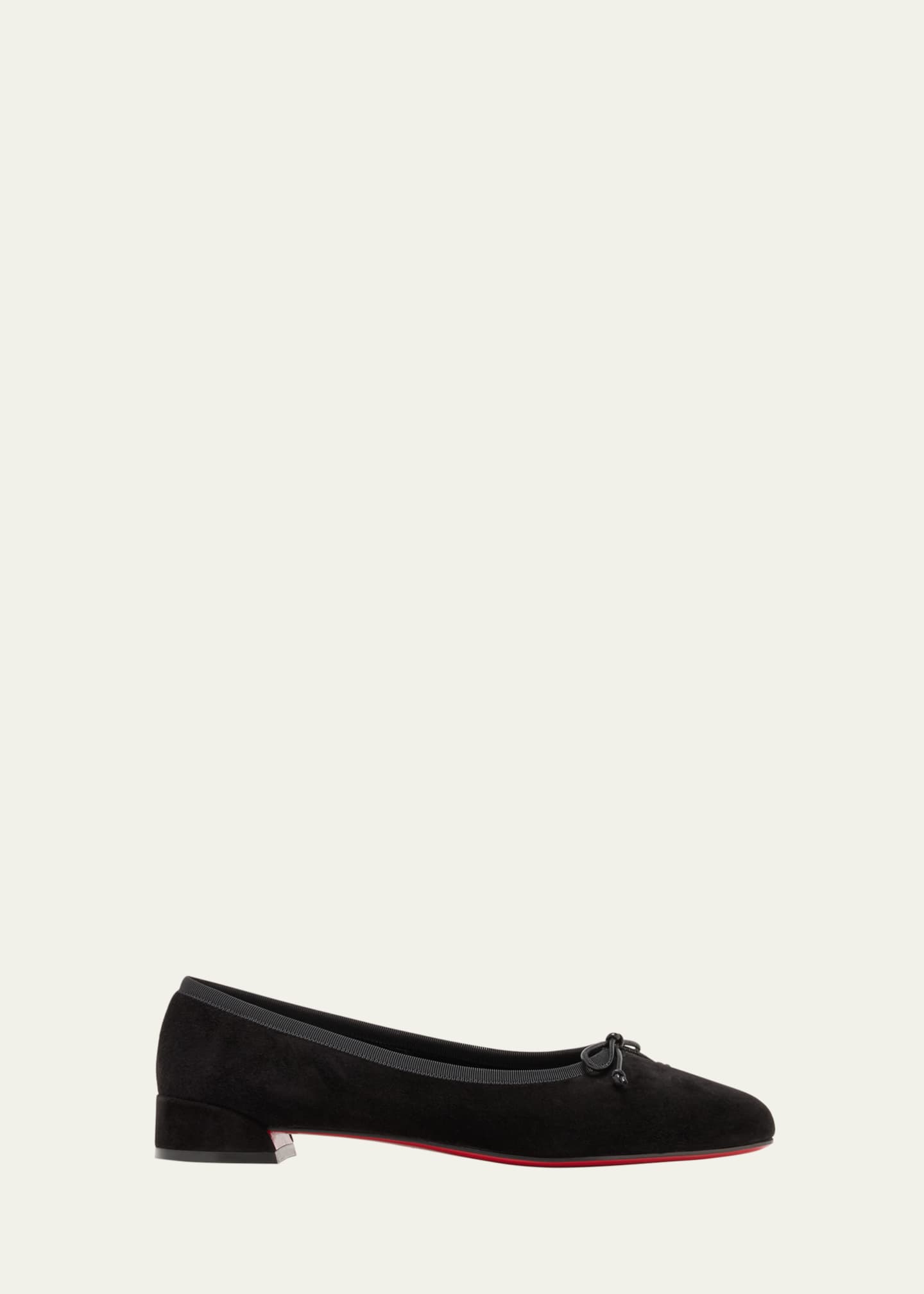 Red bottom ballet flats outlet