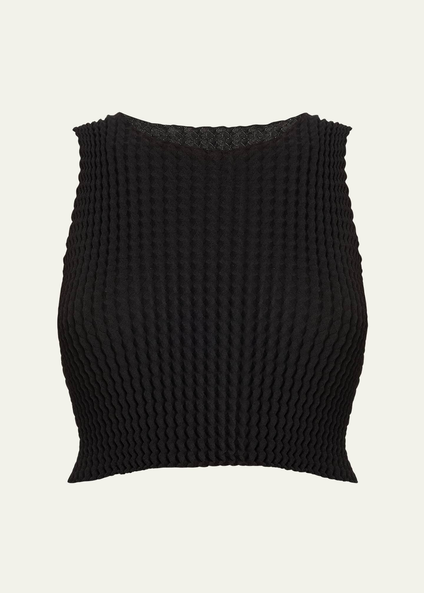 Issey Miyake Spongy Bk 46 Cropped Top - Bergdorf Goodman