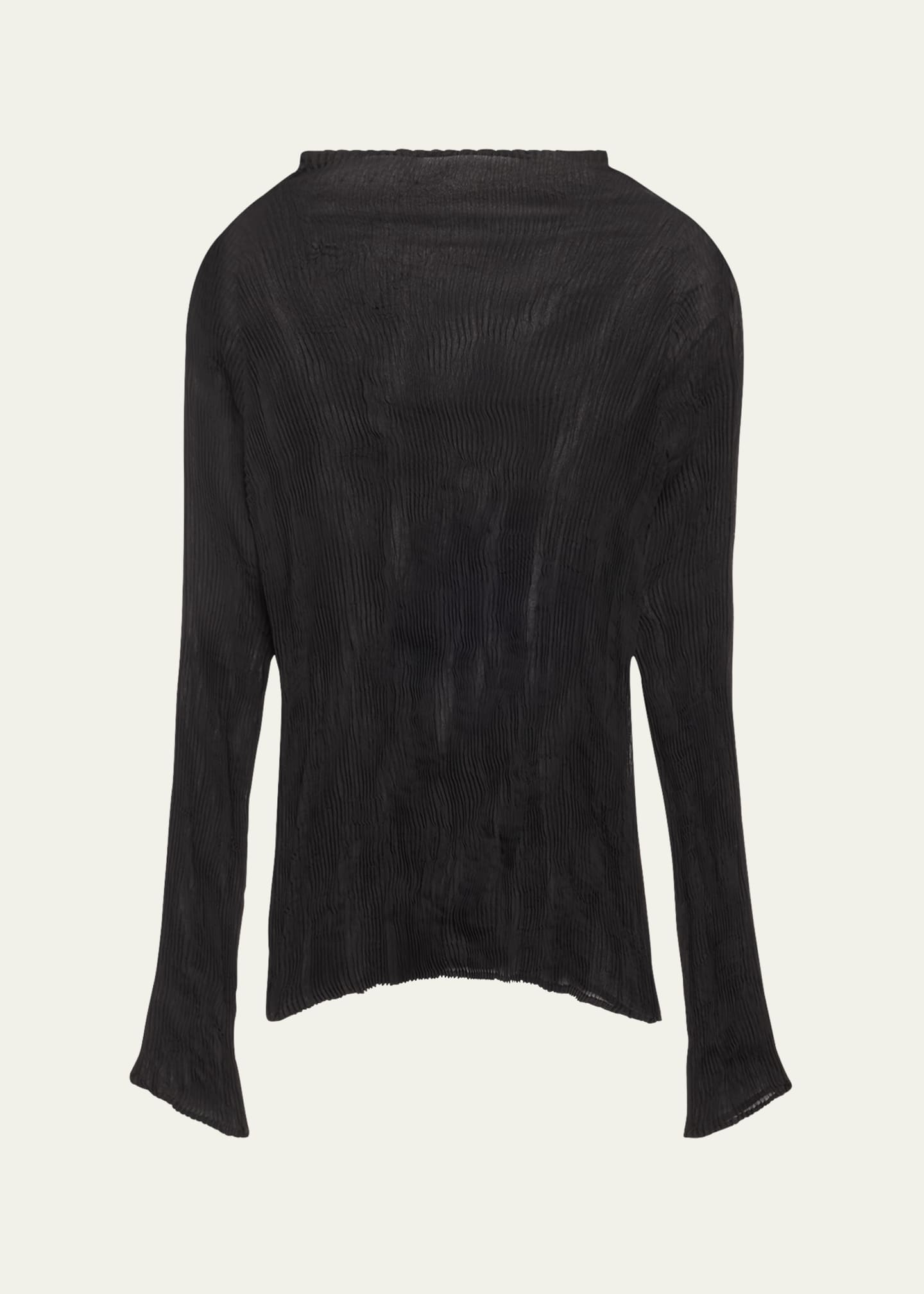 【セール】 福袋 の通販 Wt Bk Twist Chiffon Miyake Issey 46 Bergdorf - Top High-Neck Tops