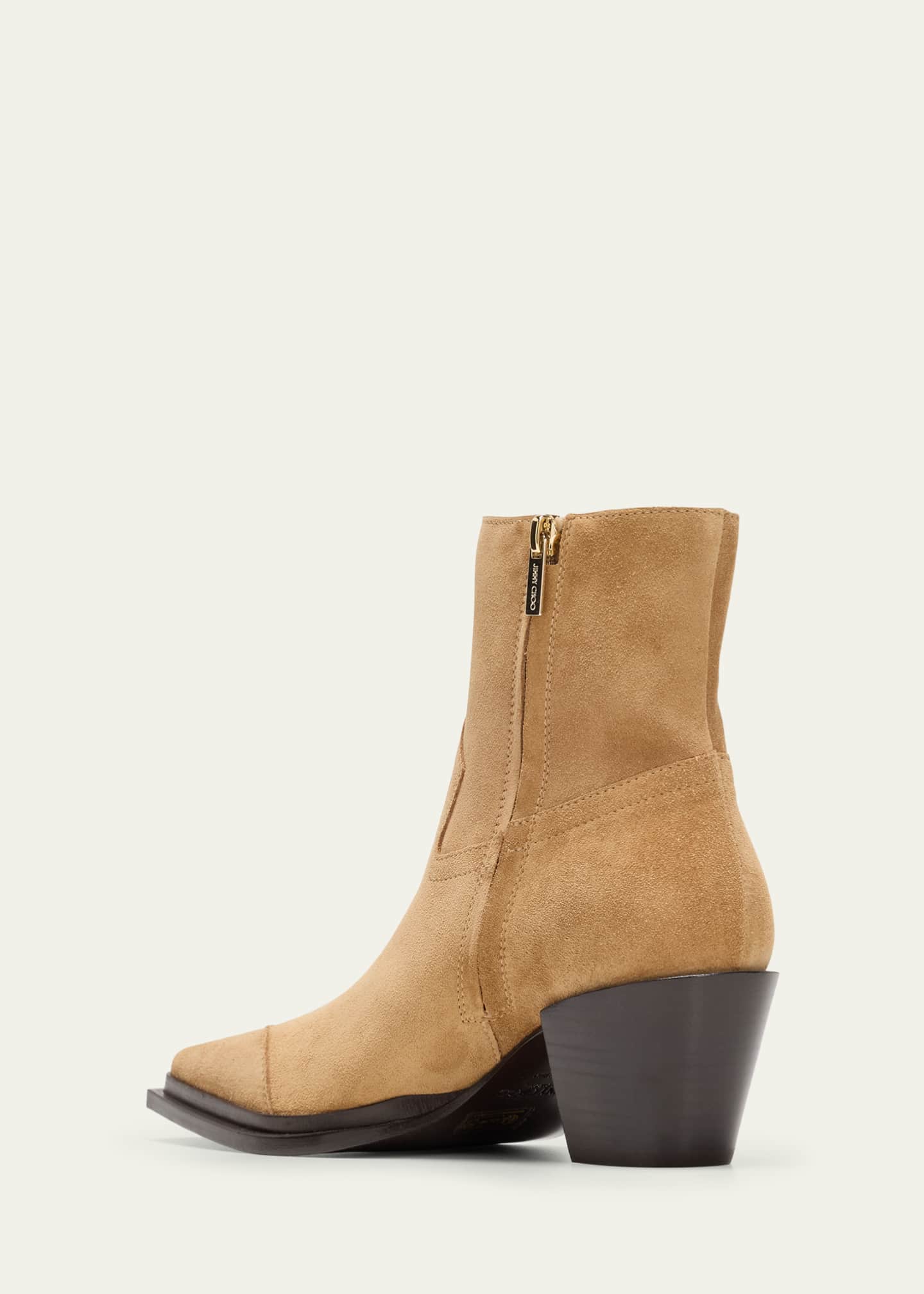Jimmy Choo Cece Suede Western Booties Image 4 of 5