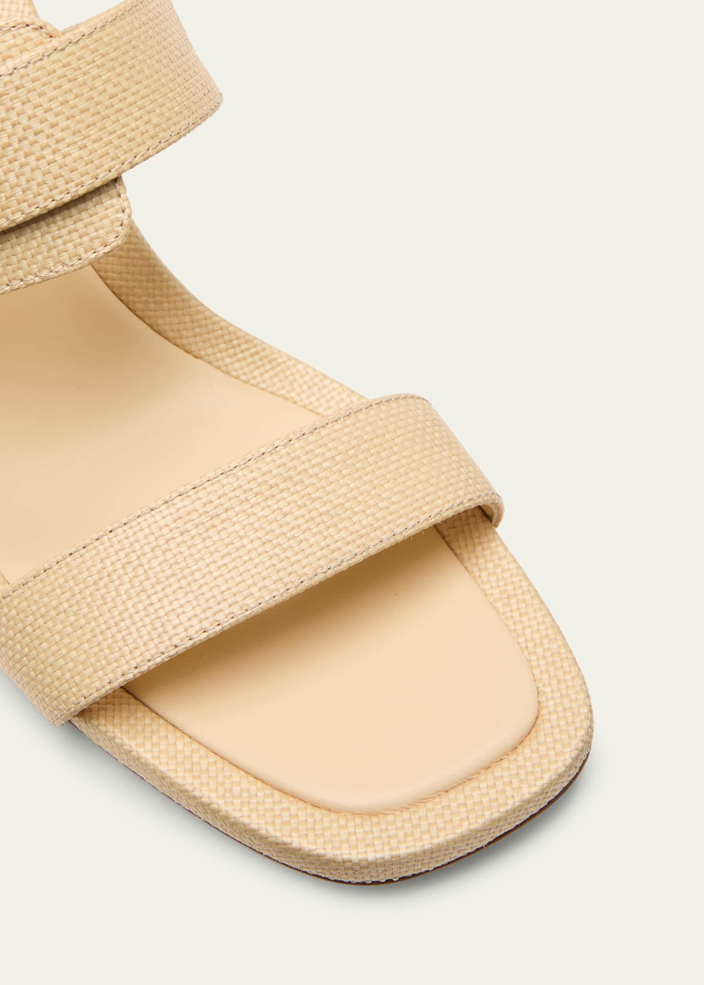 Jimmy Choo Hawke Leather Buckle Slingback Sandals Image 5 of 5