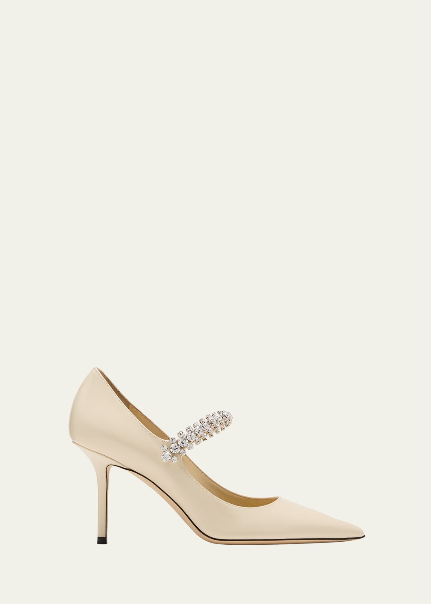 Jimmy Choo Bing Patent Crystal-Strap Pumps Image 1 of 3