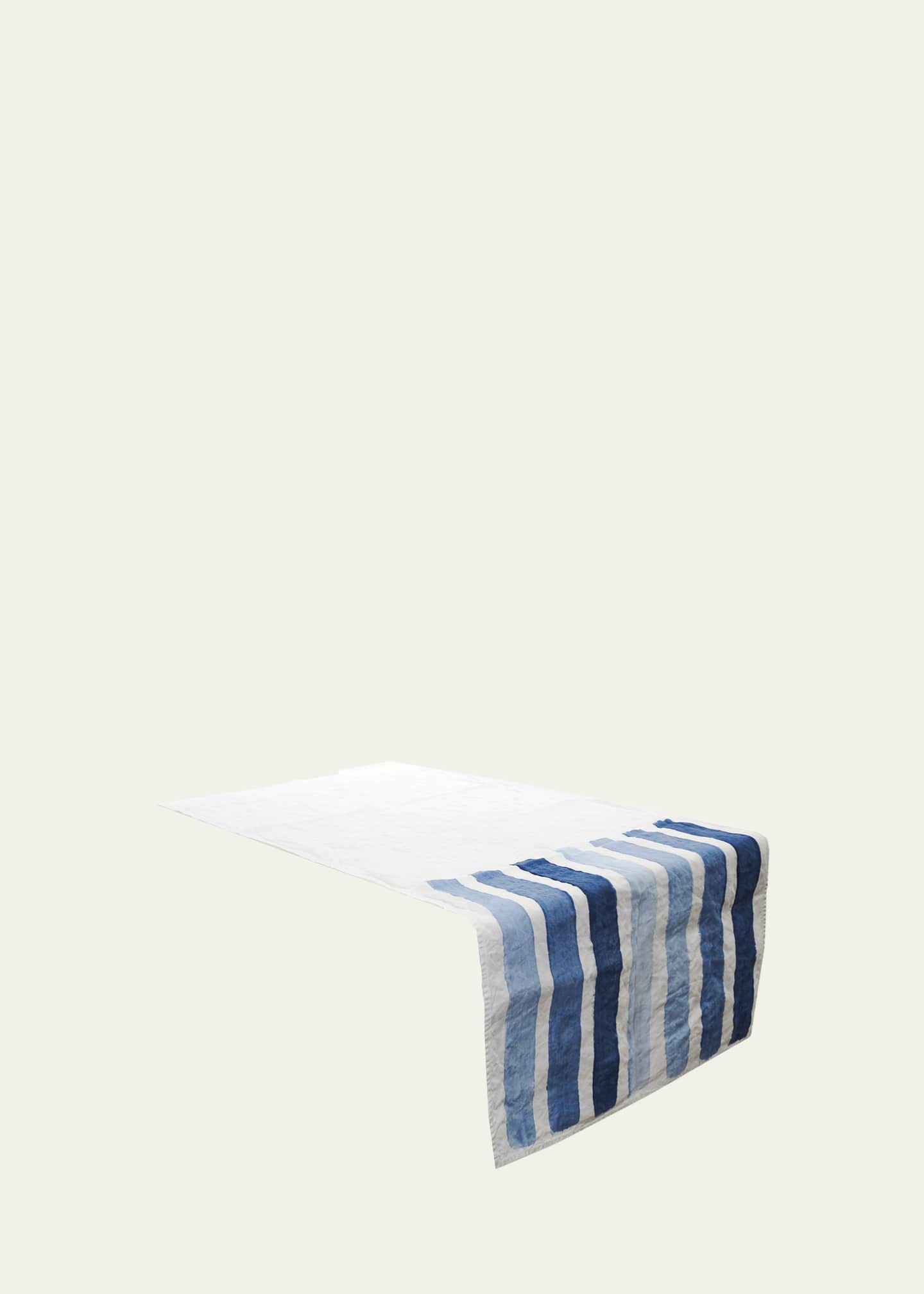 Stamperia Bertozzi Gammacolor Blues Linen Runner Image 1 of 2