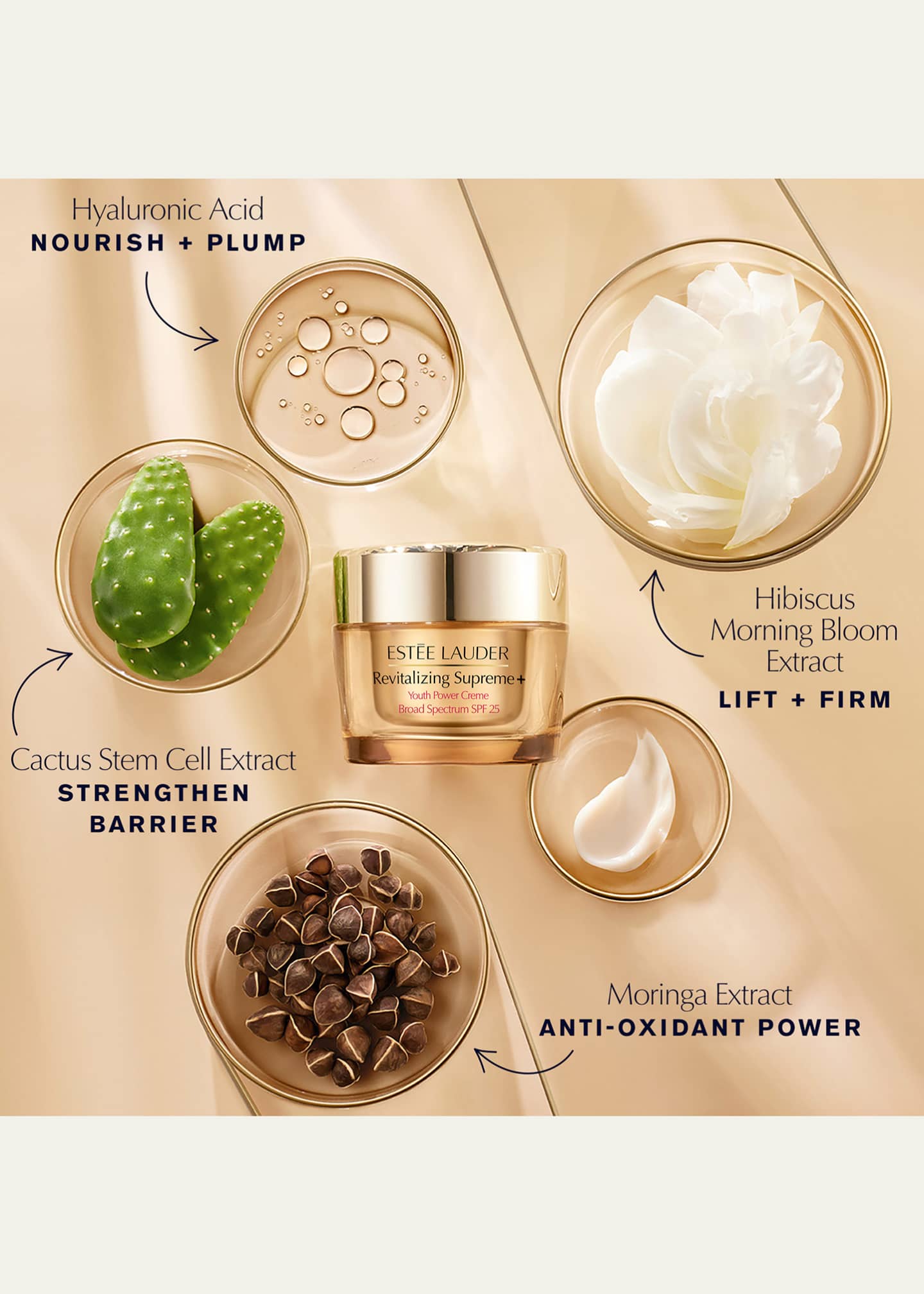 Estee Lauder Revitalizing Supreme+ Youth Power Creme SPF 25 Moisturizer, 2.5 oz. Image 3 of 5
