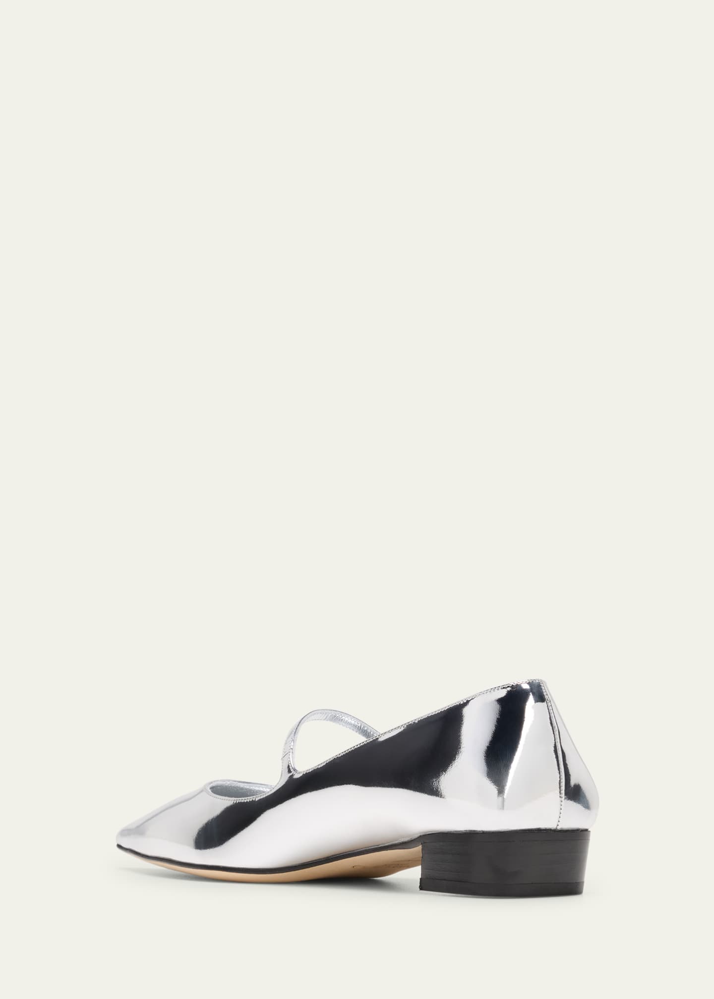 Jimmy Choo Carolyn Metallic Mary Jane Ballerina Flats Image 2 of 3