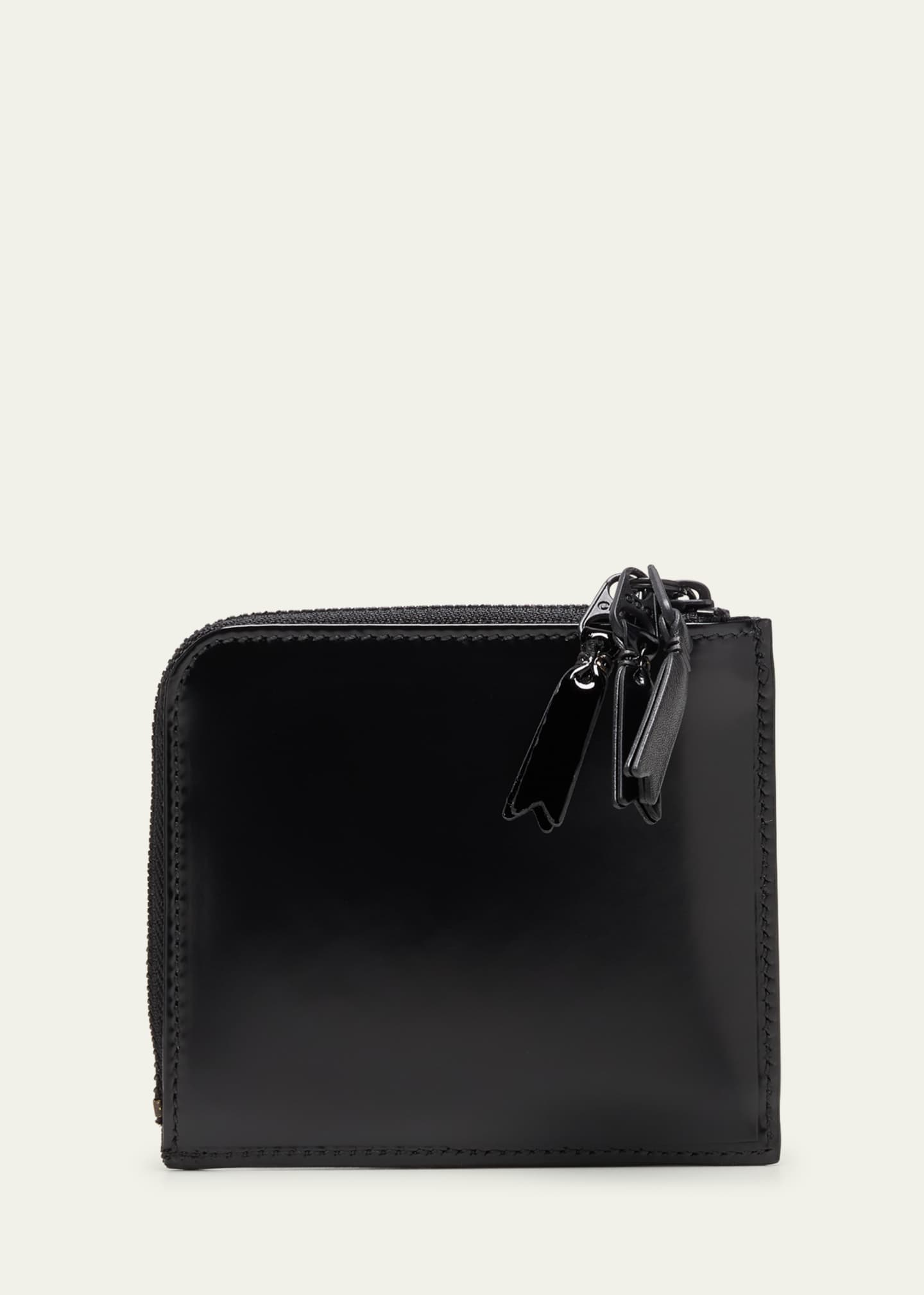 Comme des Garcons Men's Zipper Medley Leather Zip Pouch Image 3 of 4