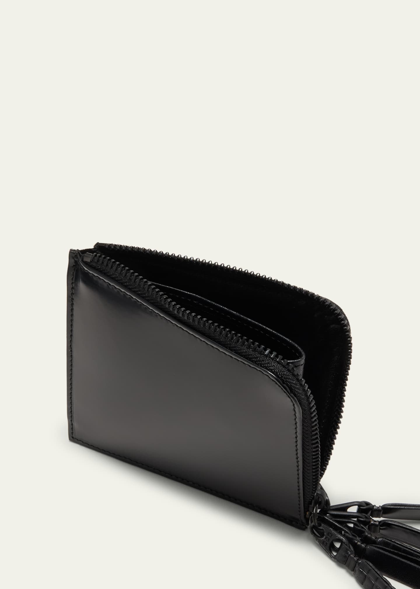 Comme des Garcons Men's Zipper Medley Leather Zip Pouch Image 4 of 4