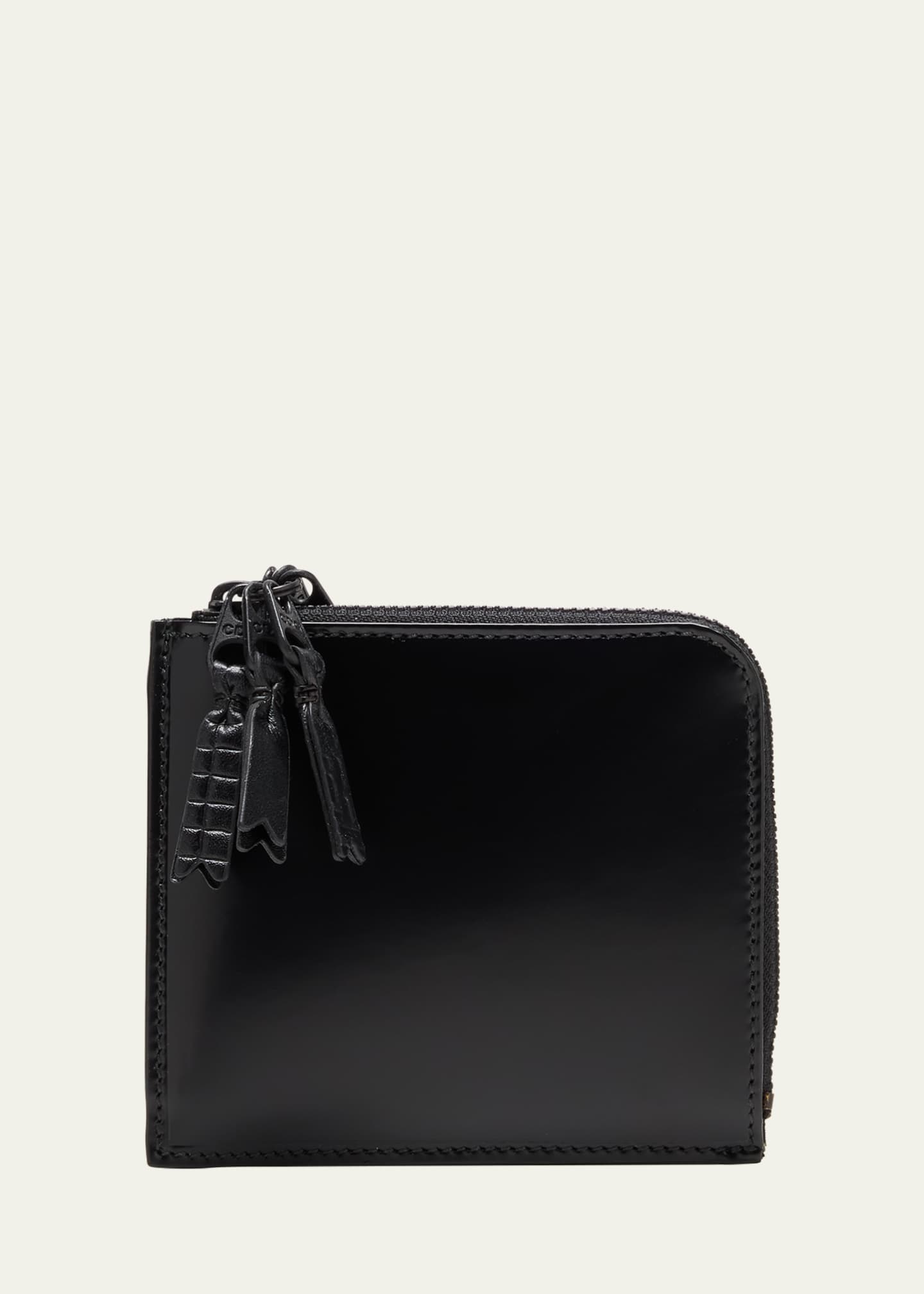 Comme des Garcons Men's Zipper Medley Leather Zip Pouch Image 1 of 4