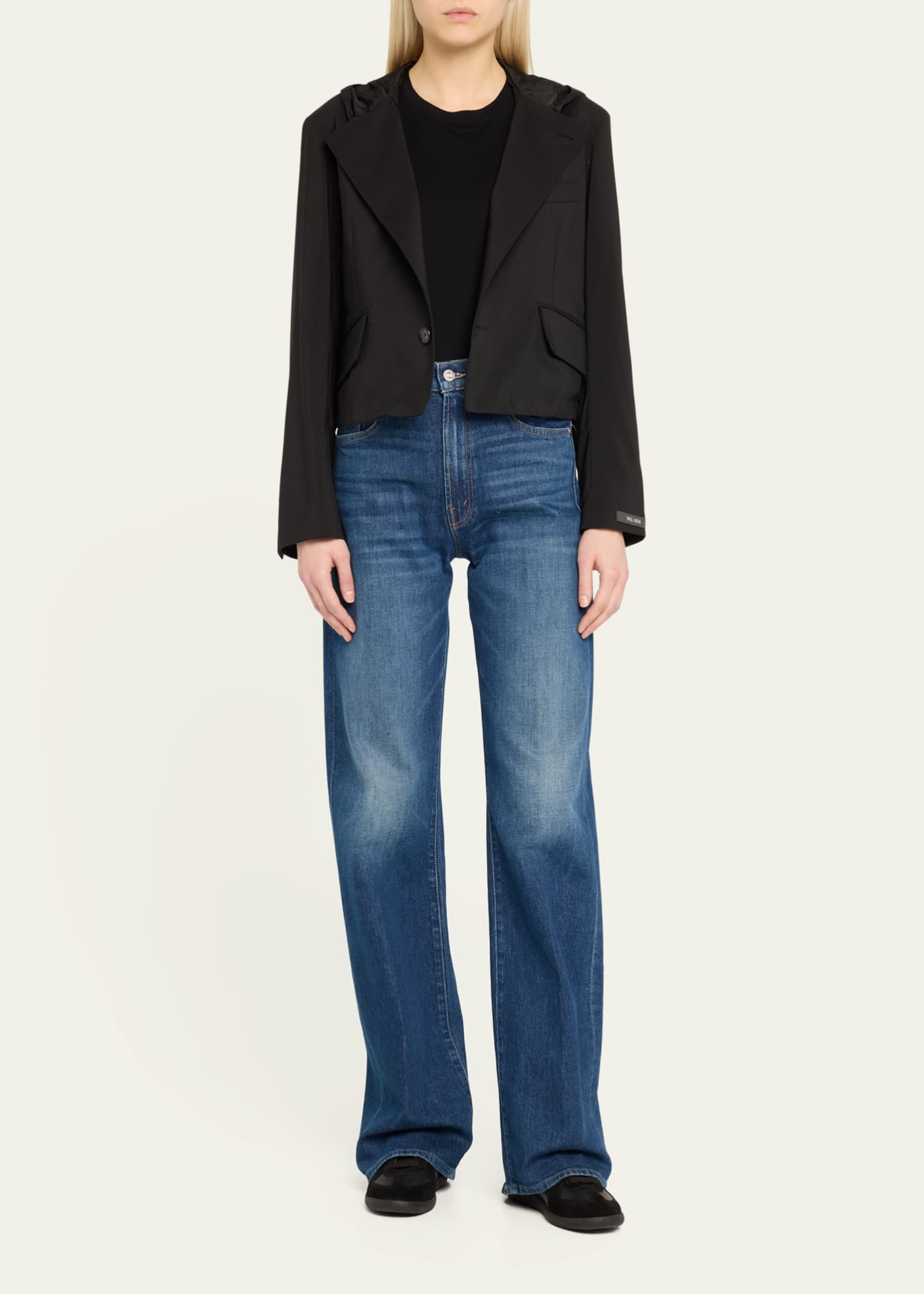 WE-AR4 The Cropped Hooded Blazer Image 2 of 5