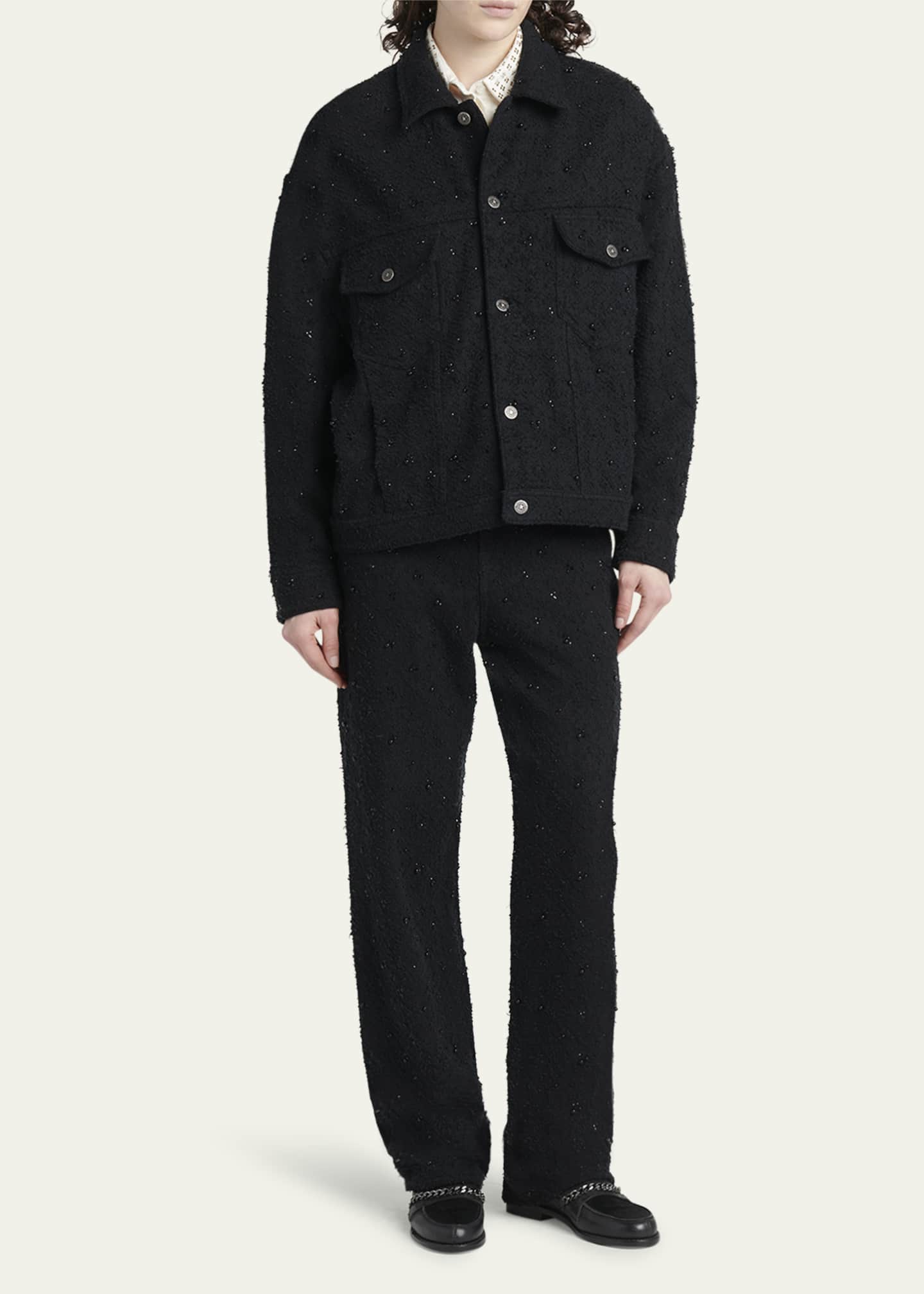 Golden Goose Journey Embellished Denim Jacket Image 2 of 5