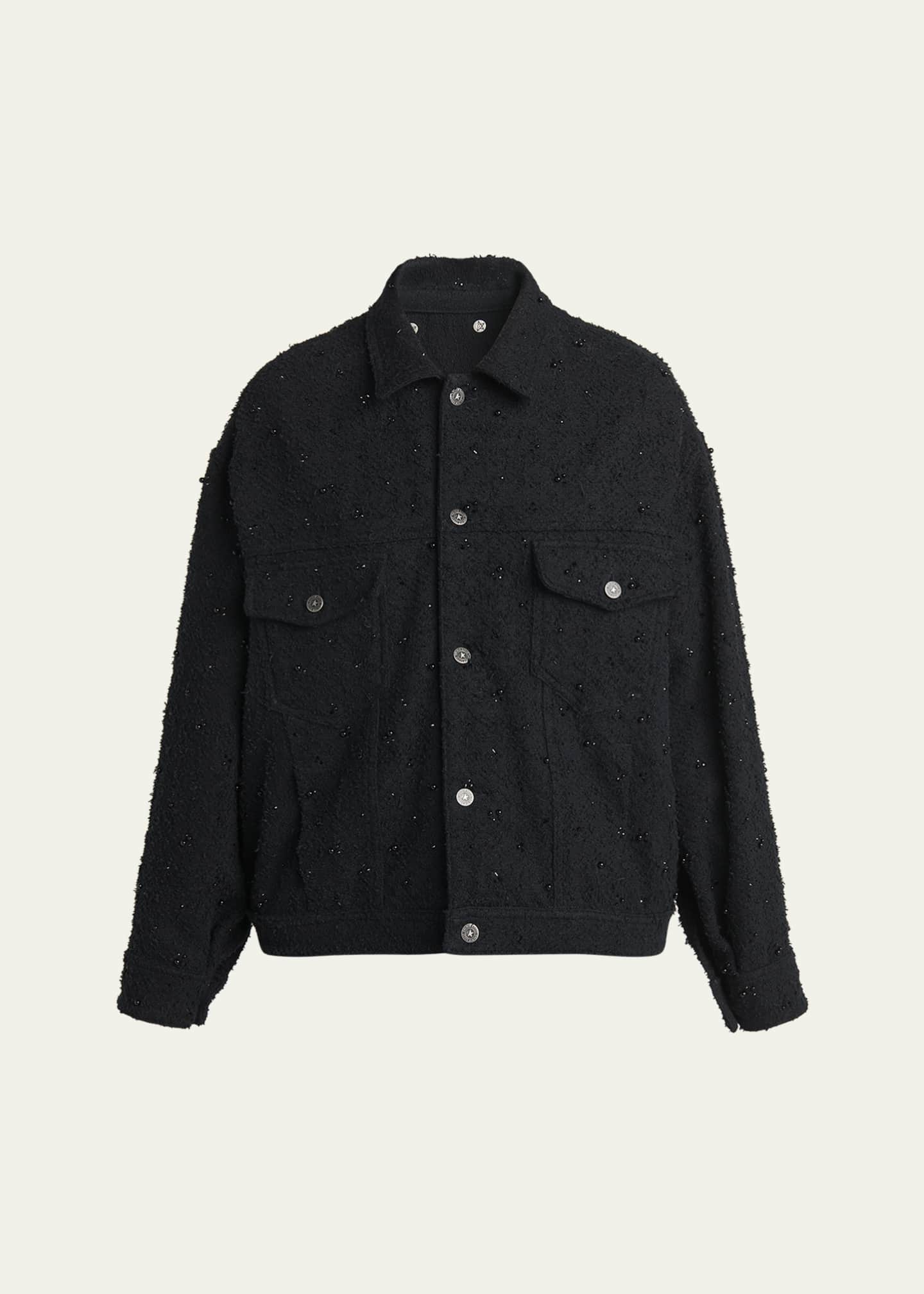Golden Goose Journey Embellished Denim Jacket Image 1 of 5
