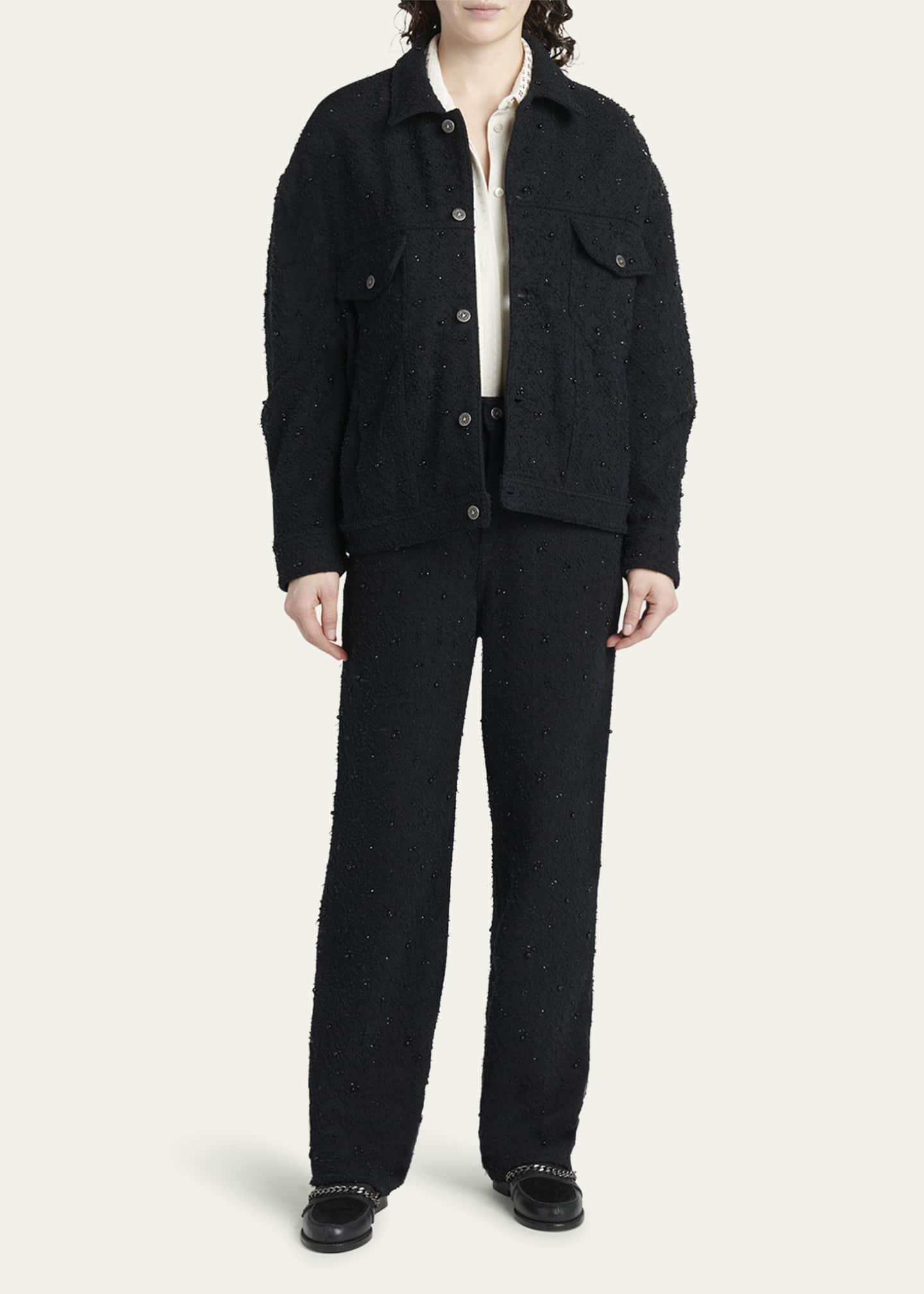 Golden Goose Journey Kim Embellished Straight-Leg Jeans Image 2 of 5