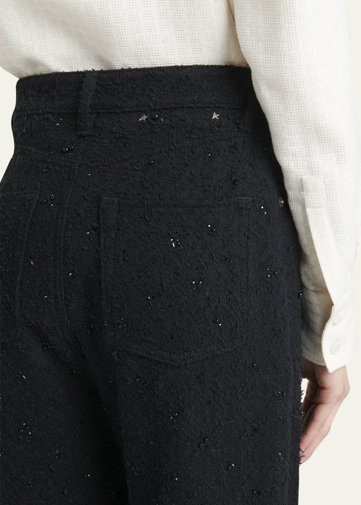 Golden Goose Journey Kim Embellished Straight-Leg Jeans Image 5 of 5