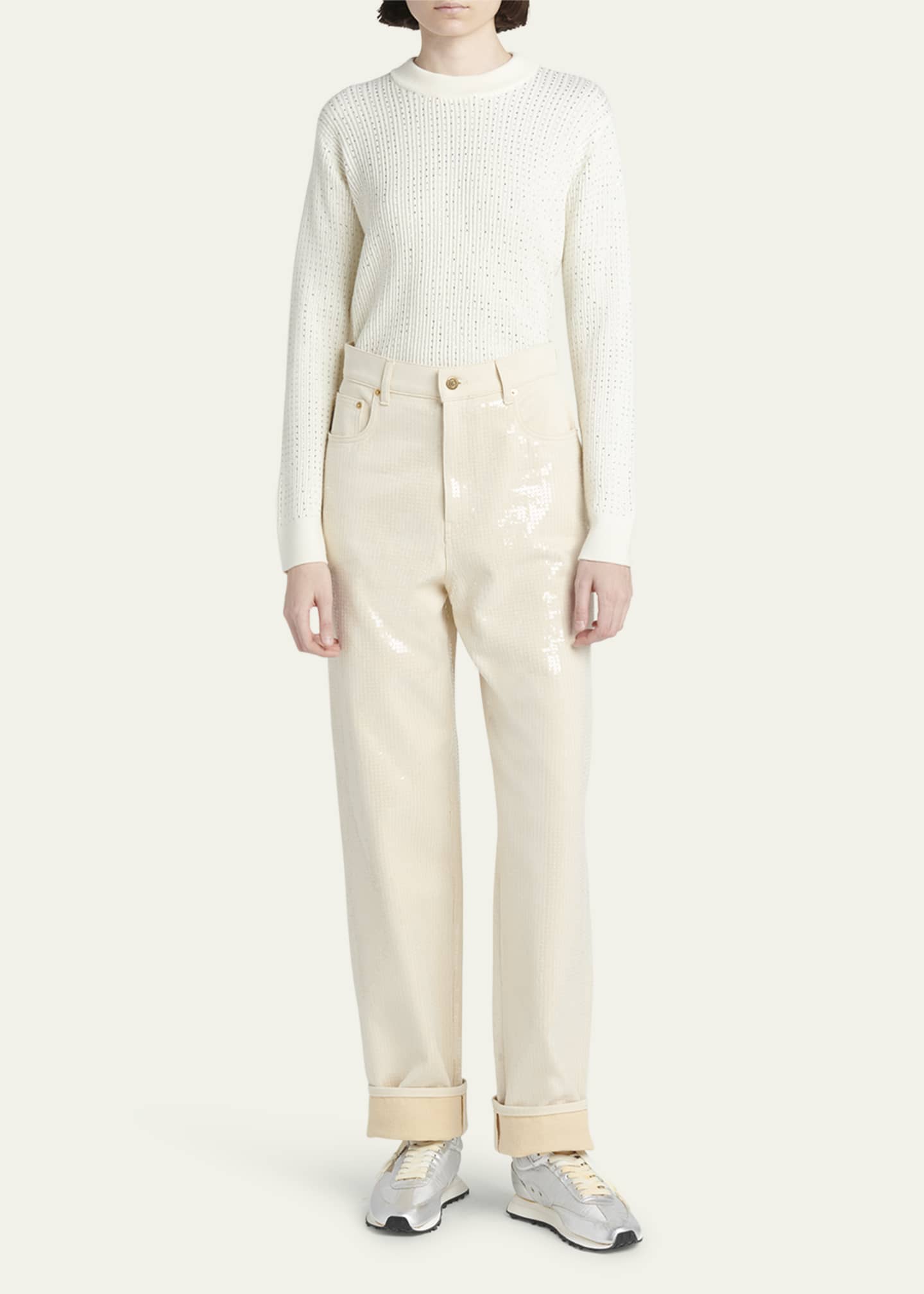 Golden Goose Journey Kim Sequined Jeans Image 2 of 5