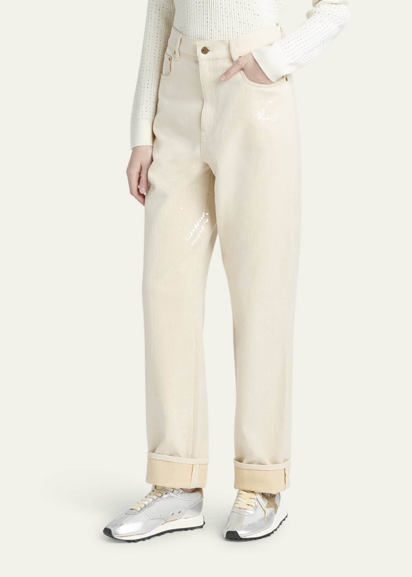 Golden Goose Journey Kim Sequined Jeans Image 4 of 5