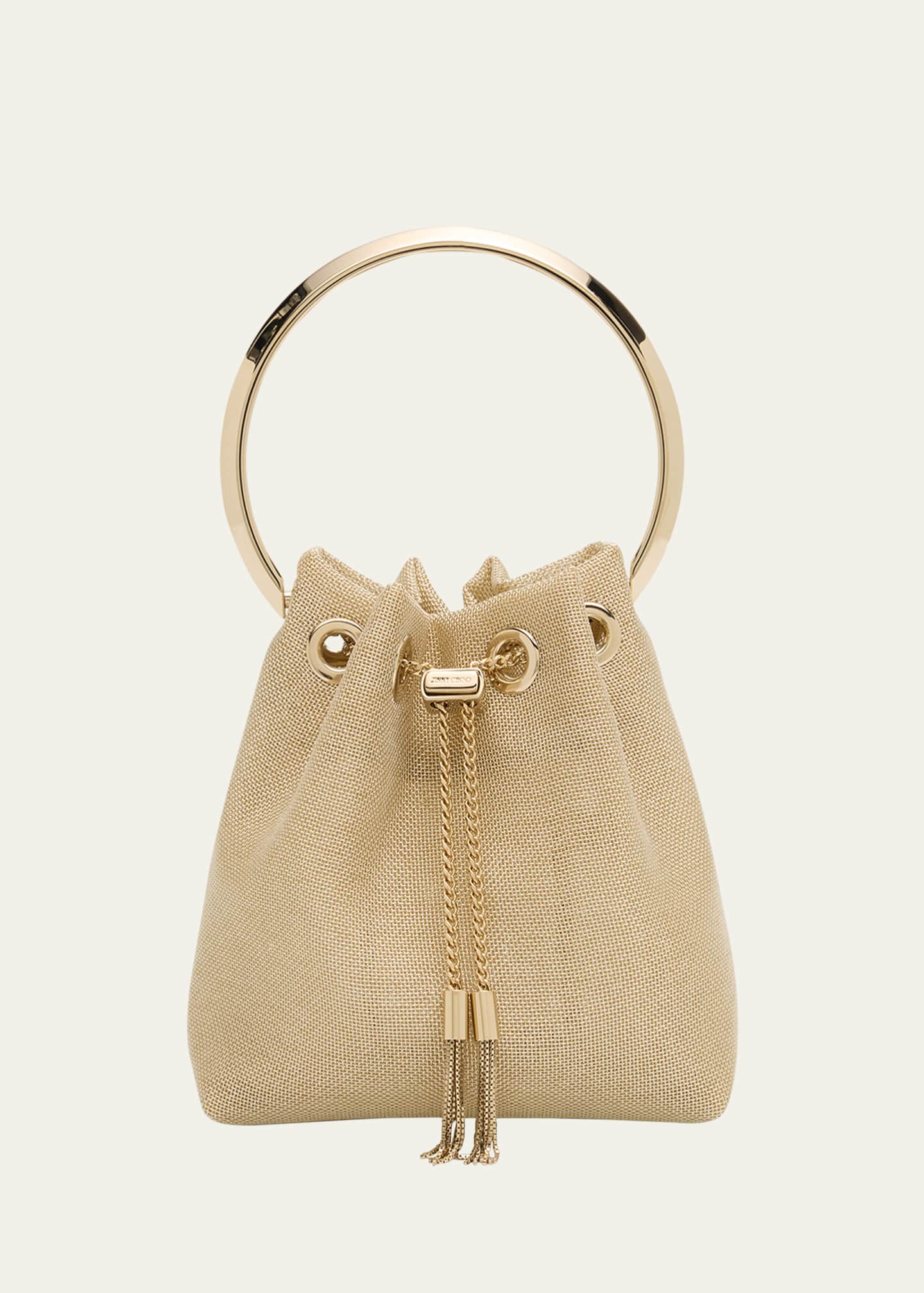 【関税&送料込】Jimmy Choo Bon Bon Bon Bon | Biker Leather Black Bag With Pearl Closure | JIMMY
