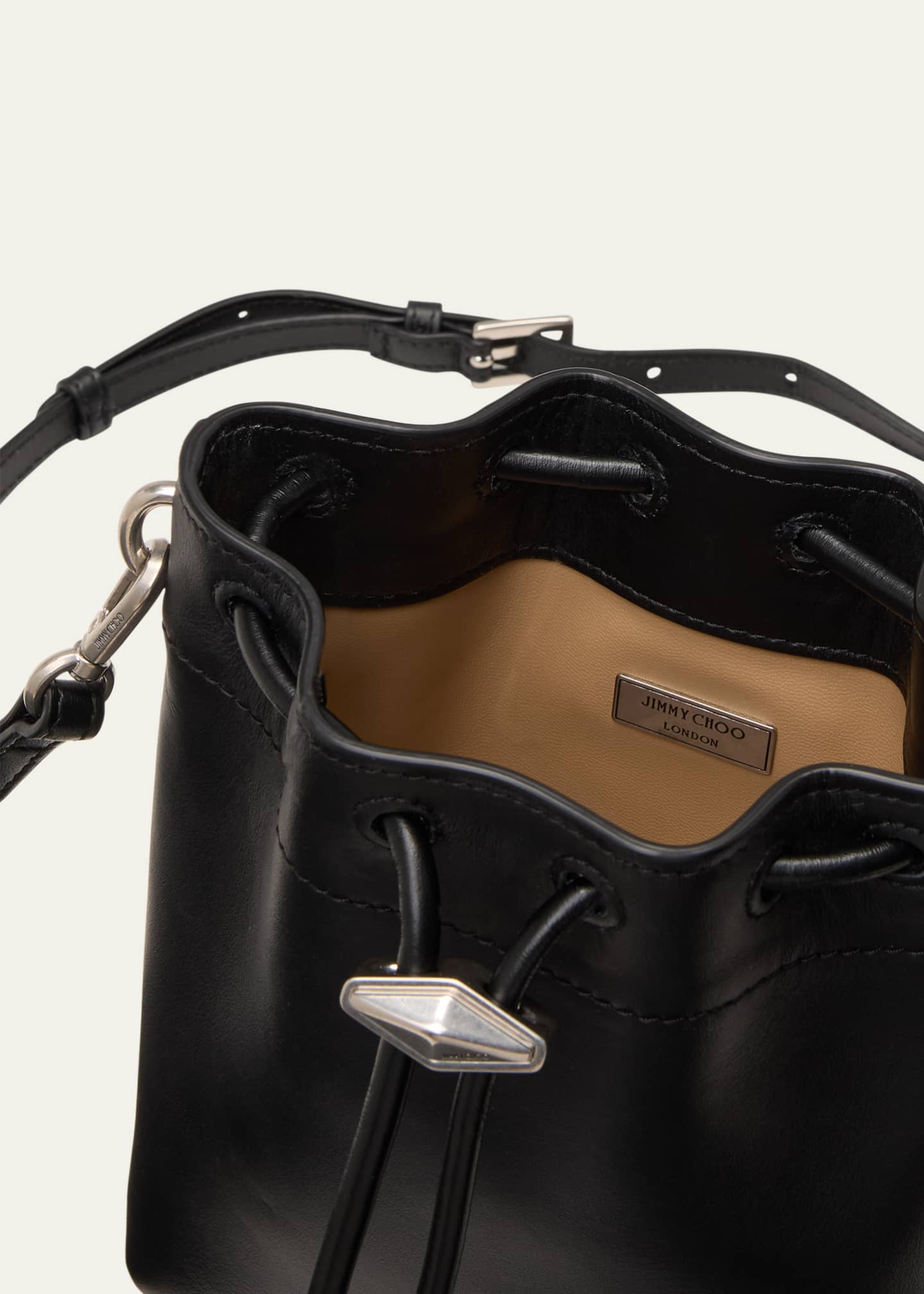 Jimmy Choo Bon Bon Mini Leather Bucket Bag - Bergdorf Goodman