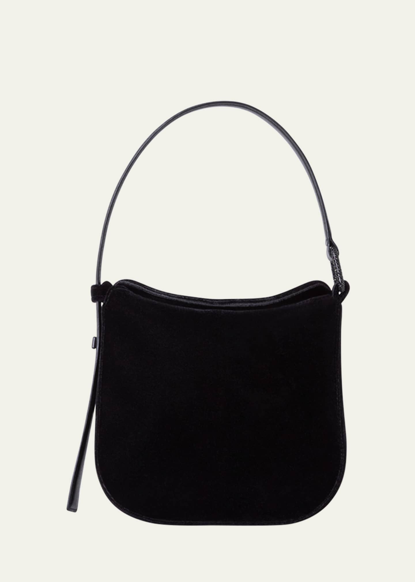 Akris Anna Mini Velvet Hobo Bag Image 1 of 3