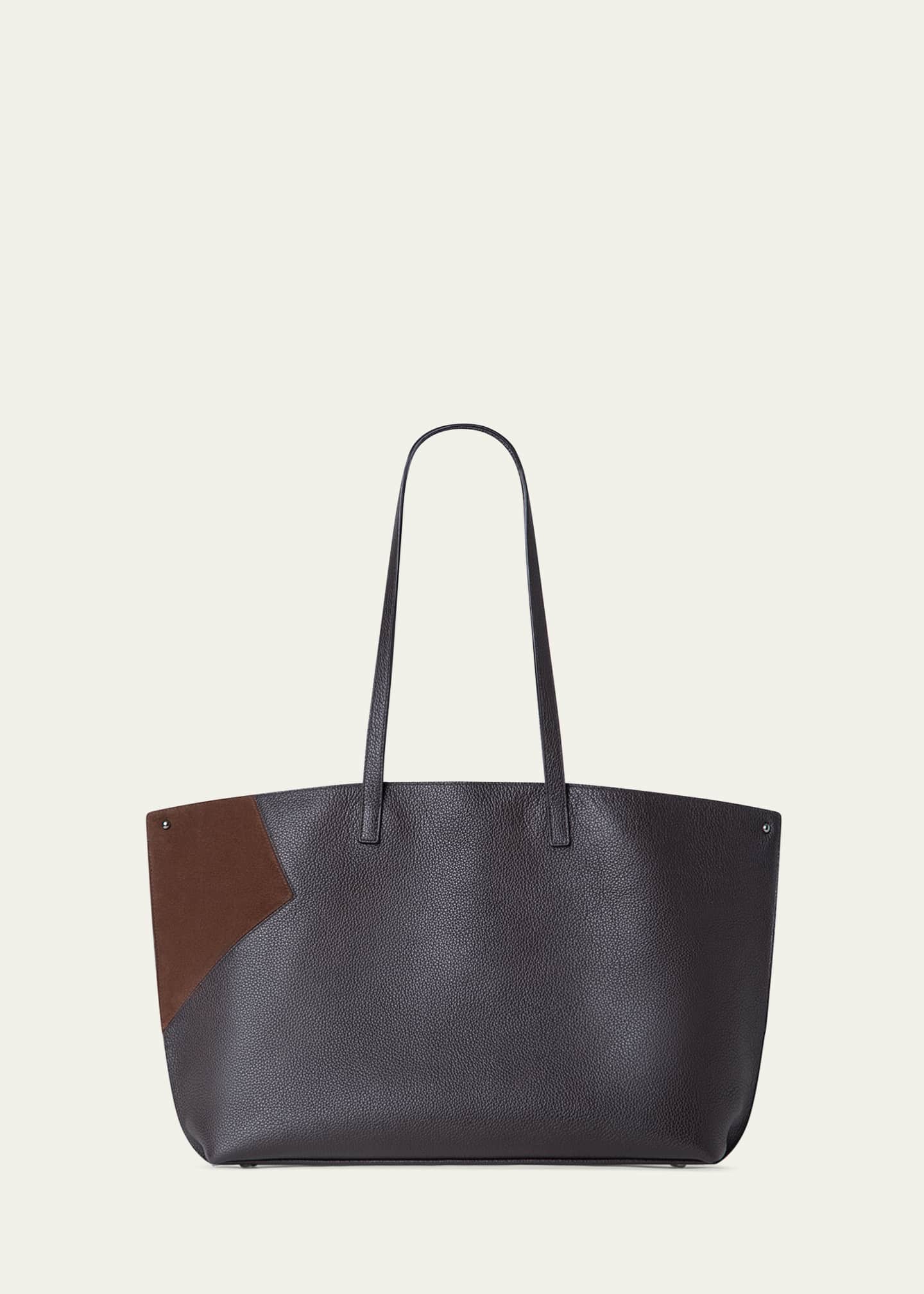 Akris Ai Medium Patchwork Leather Tote Bag Image 2 of 5