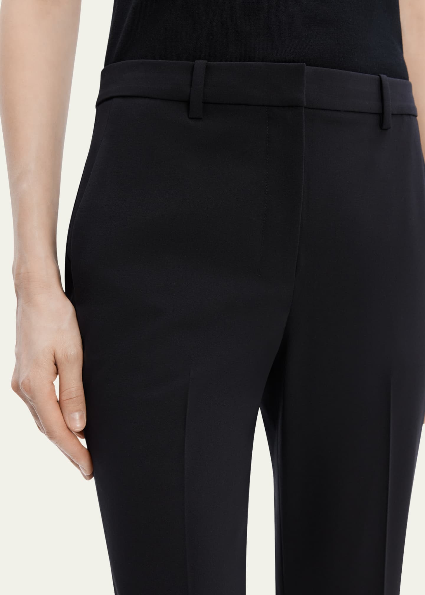 Theory Traceable Wool Slim Straight-Leg Trousers Image 5 of 5