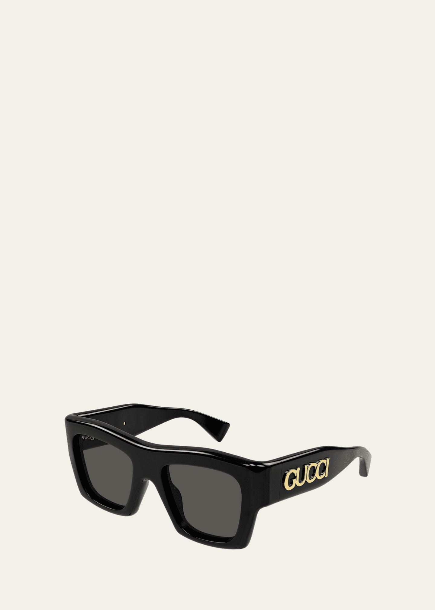 Gucci Logo Acetate Rectangle Sunglasses Image 2 of 2