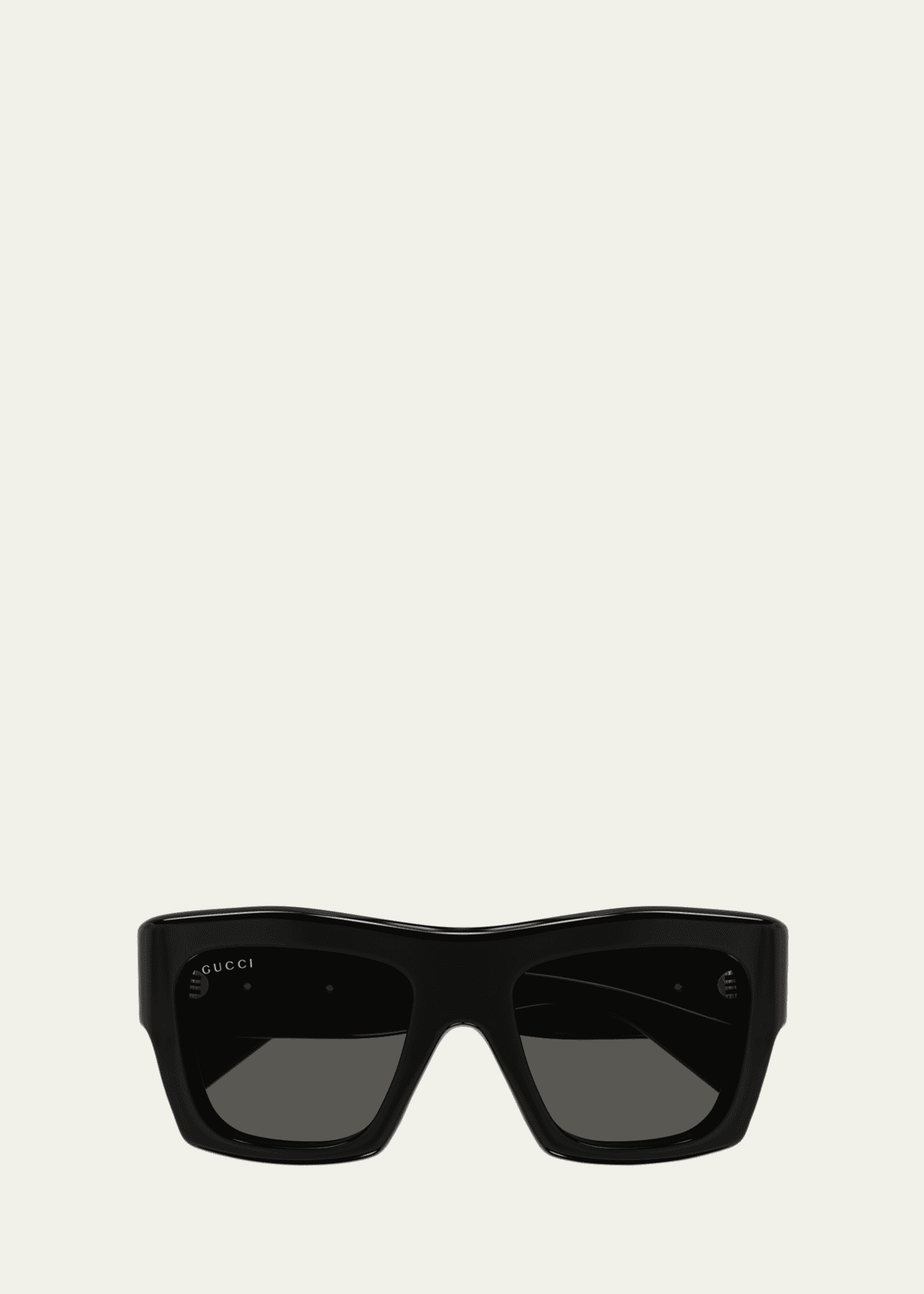 Gucci Logo Acetate Rectangle Sunglasses Image 1 of 2