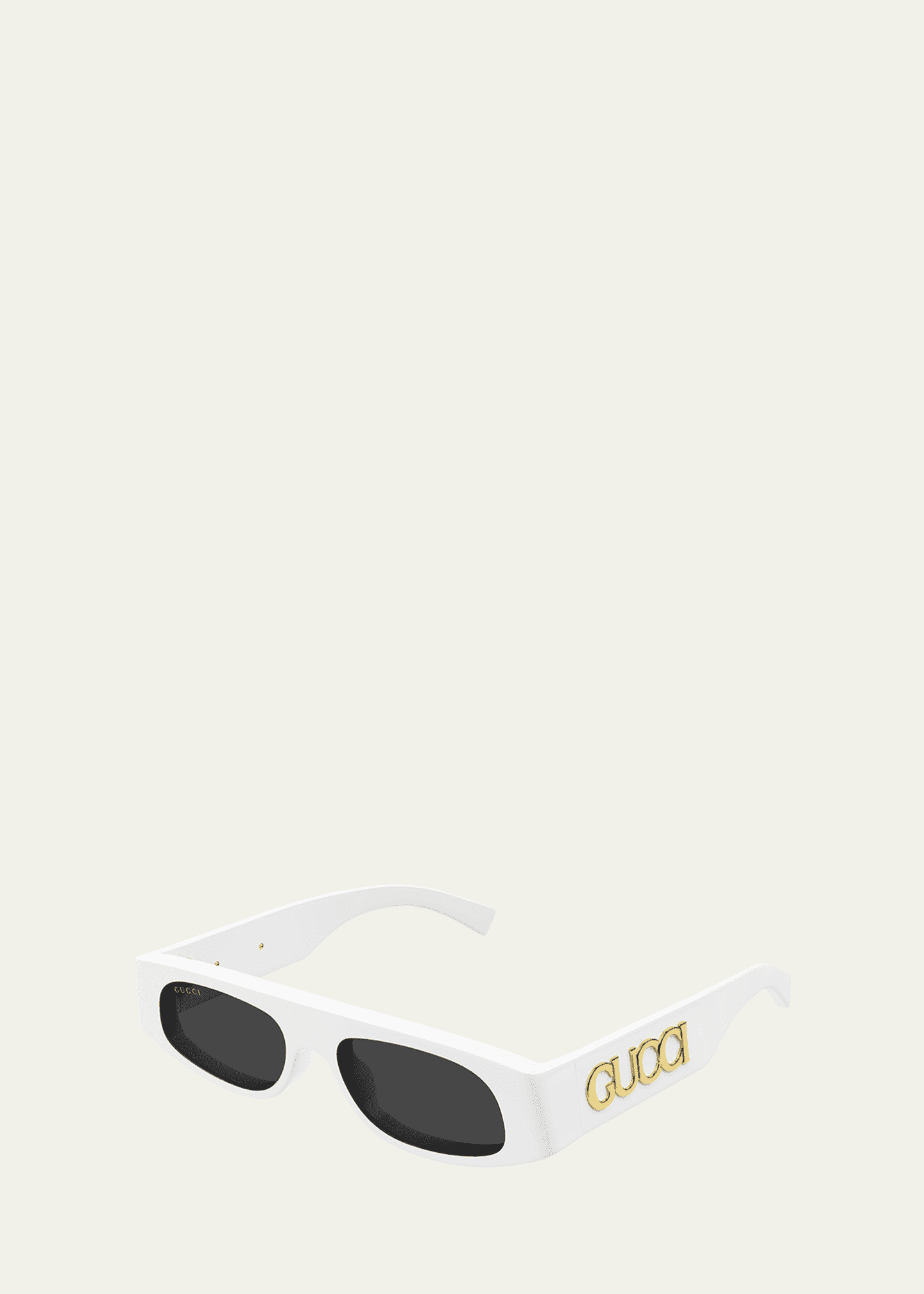 Gucci Logo Acetate Rectangle Sunglasses - Bergdorf Goodman