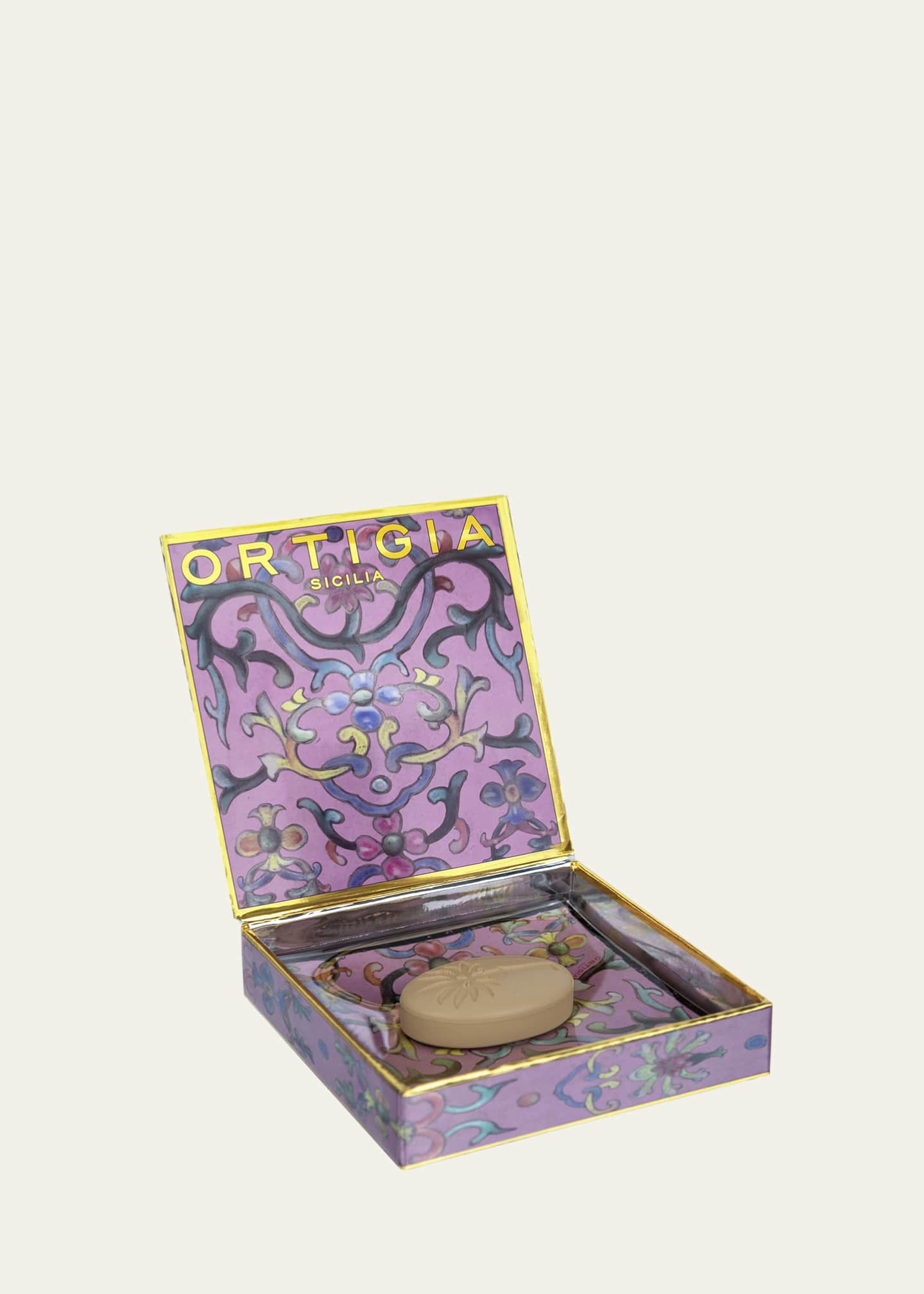 Ortigia Aragona Glass Plate and Soap Set Image 2 of 3
