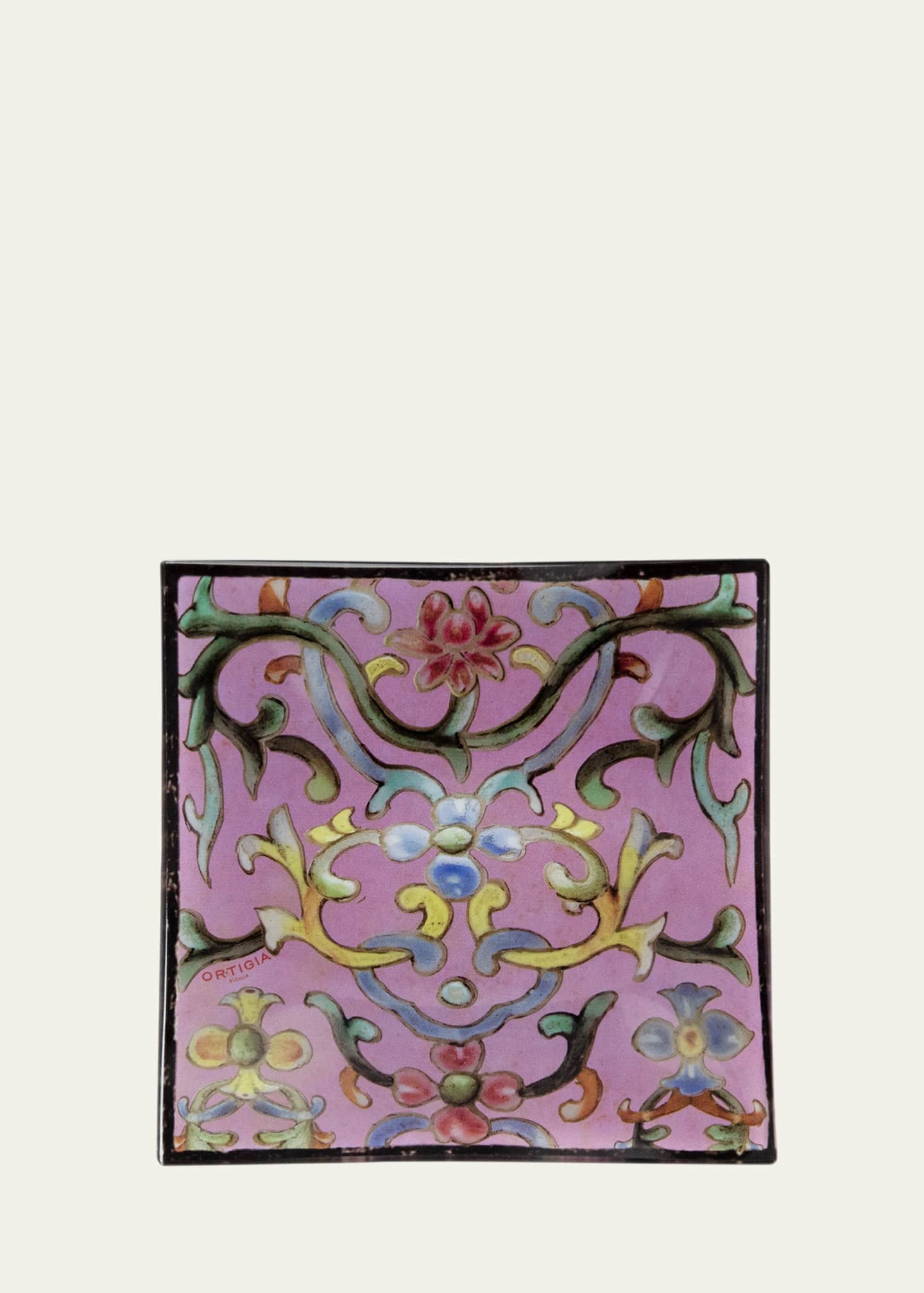 Ortigia Aragona Glass Plate and Soap Set Image 3 of 3