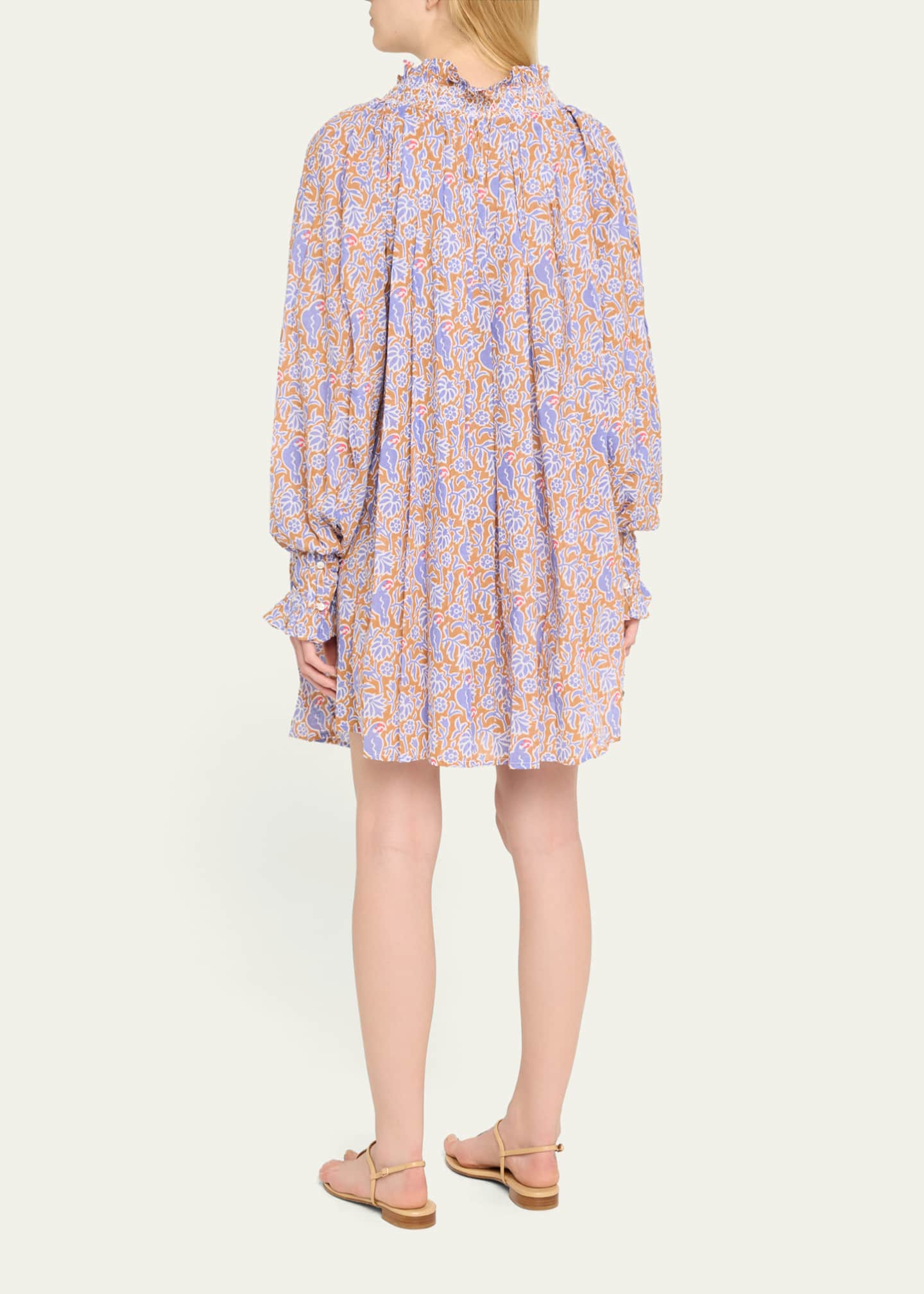 Thierry Colson Vladia Cotton Voile Mini Dress Image 3 of 5