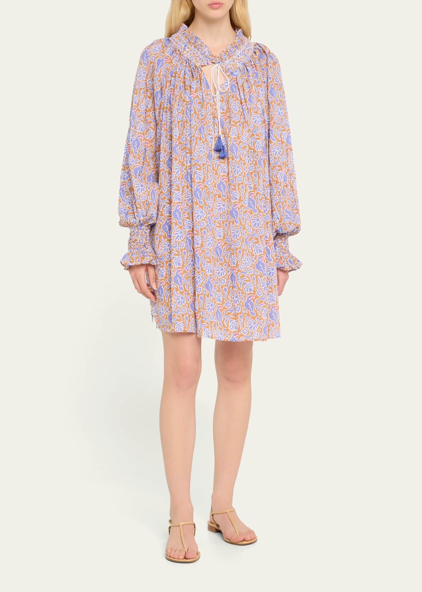 Thierry Colson Vladia Cotton Voile Mini Dress Image 4 of 5
