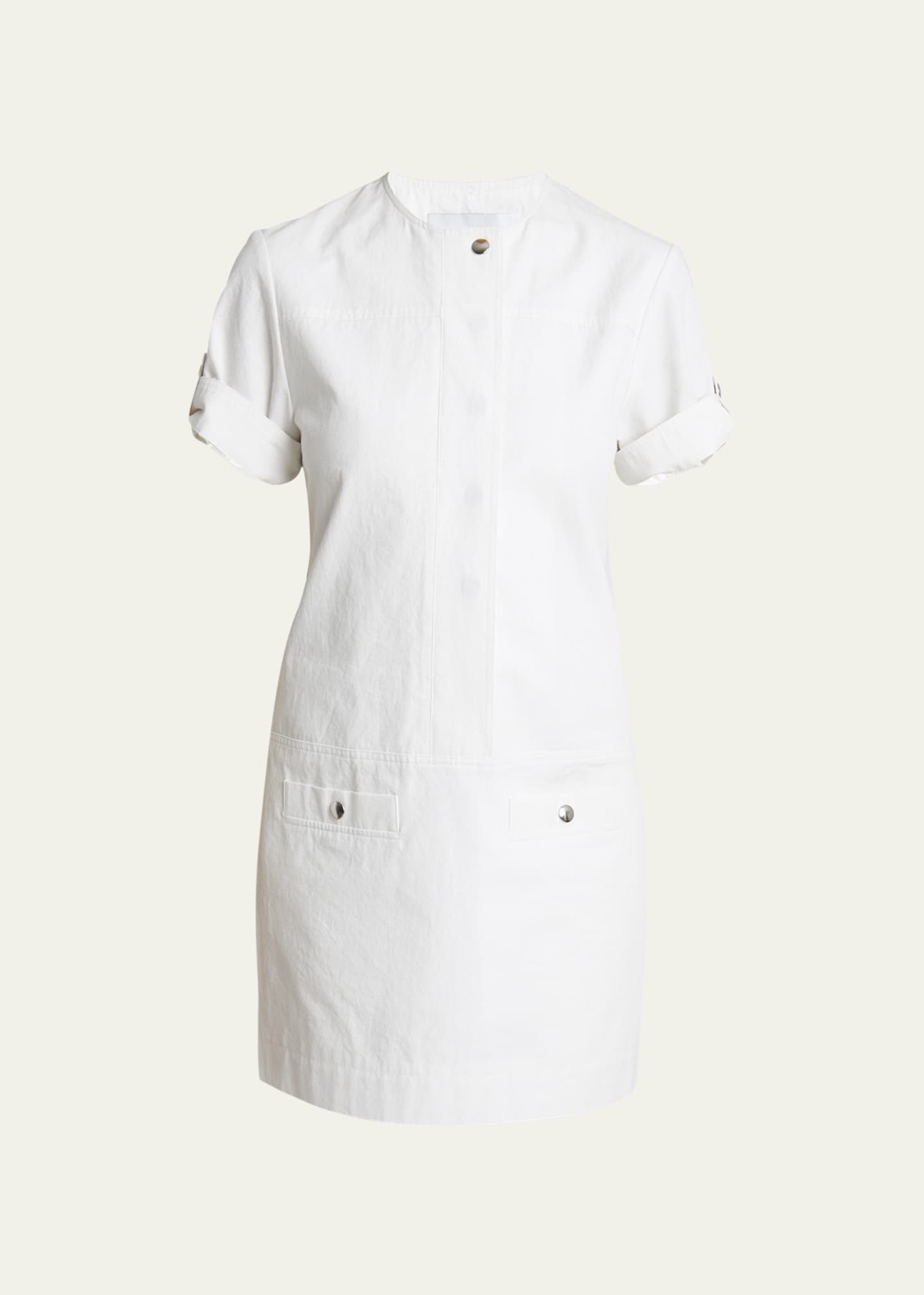 Proenza Schouler White Label Watson Snap Mini Dress Image 1 of 5