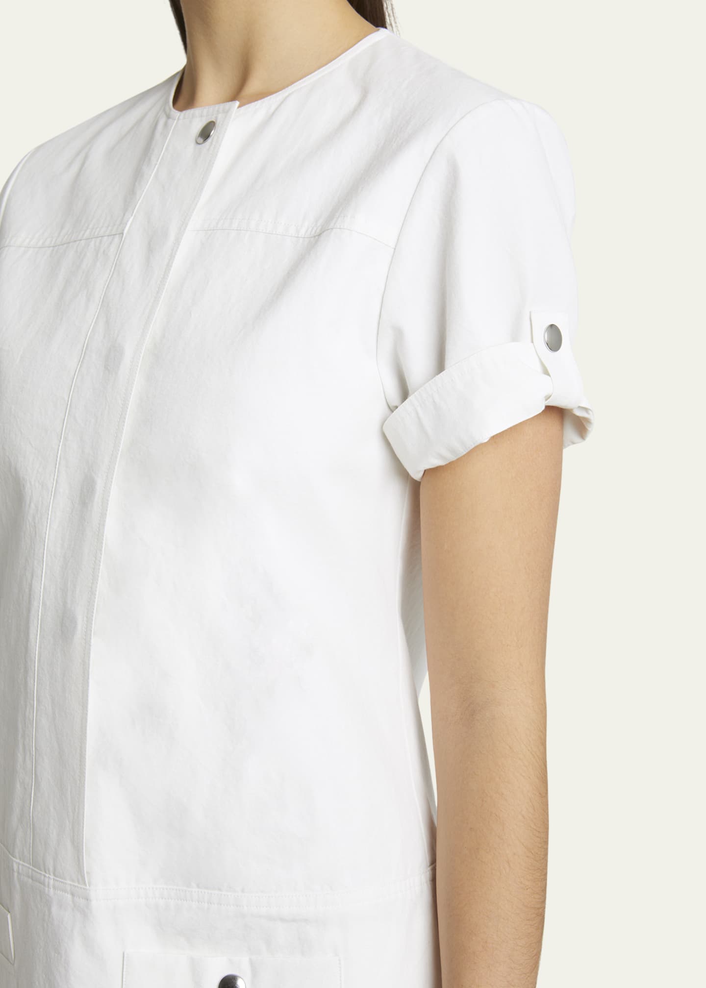 Proenza Schouler White Label Watson Snap Mini Dress Image 5 of 5