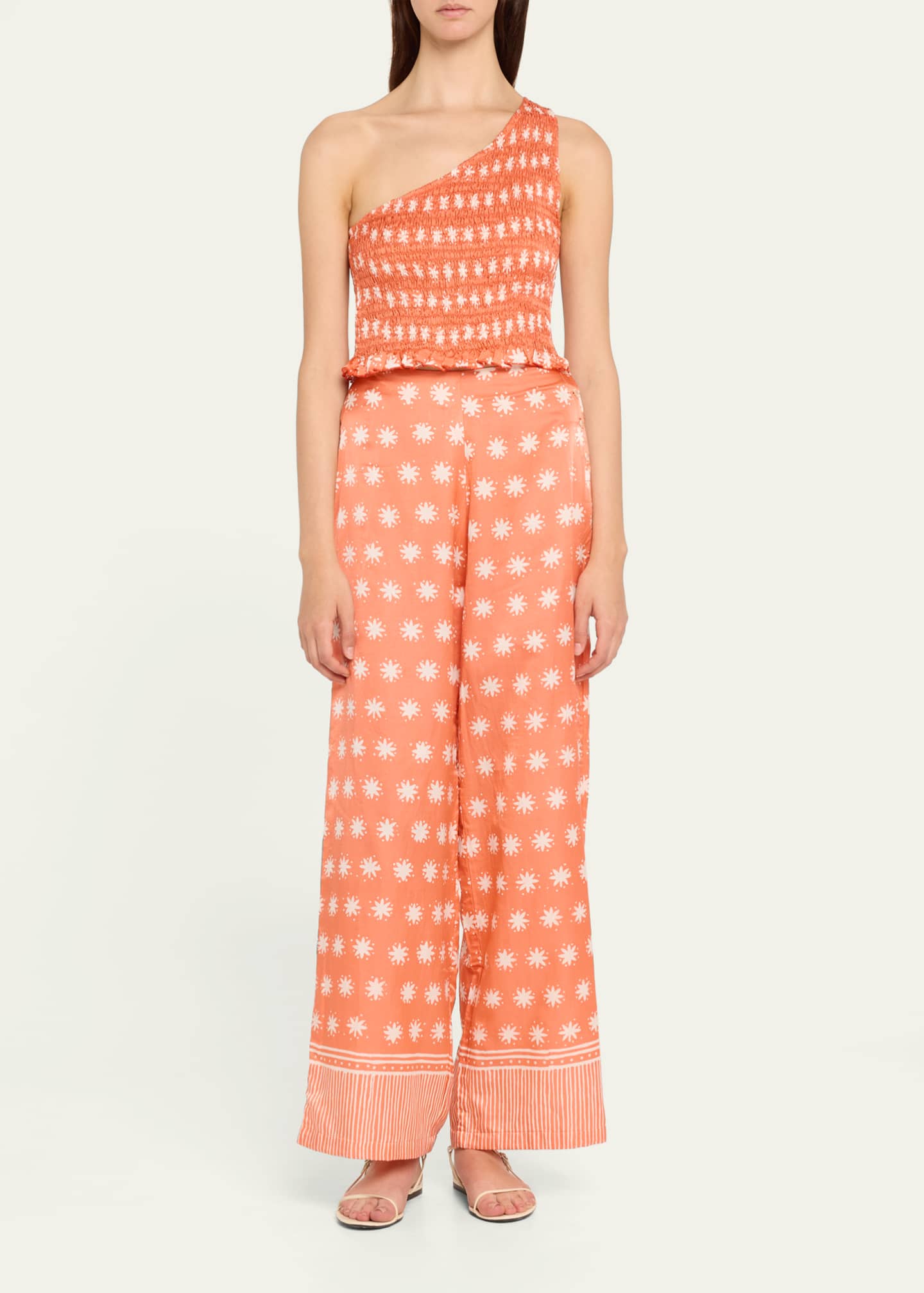 Cloe Cassandro The Coco Silk Palazzo Pants Image 2 of 5
