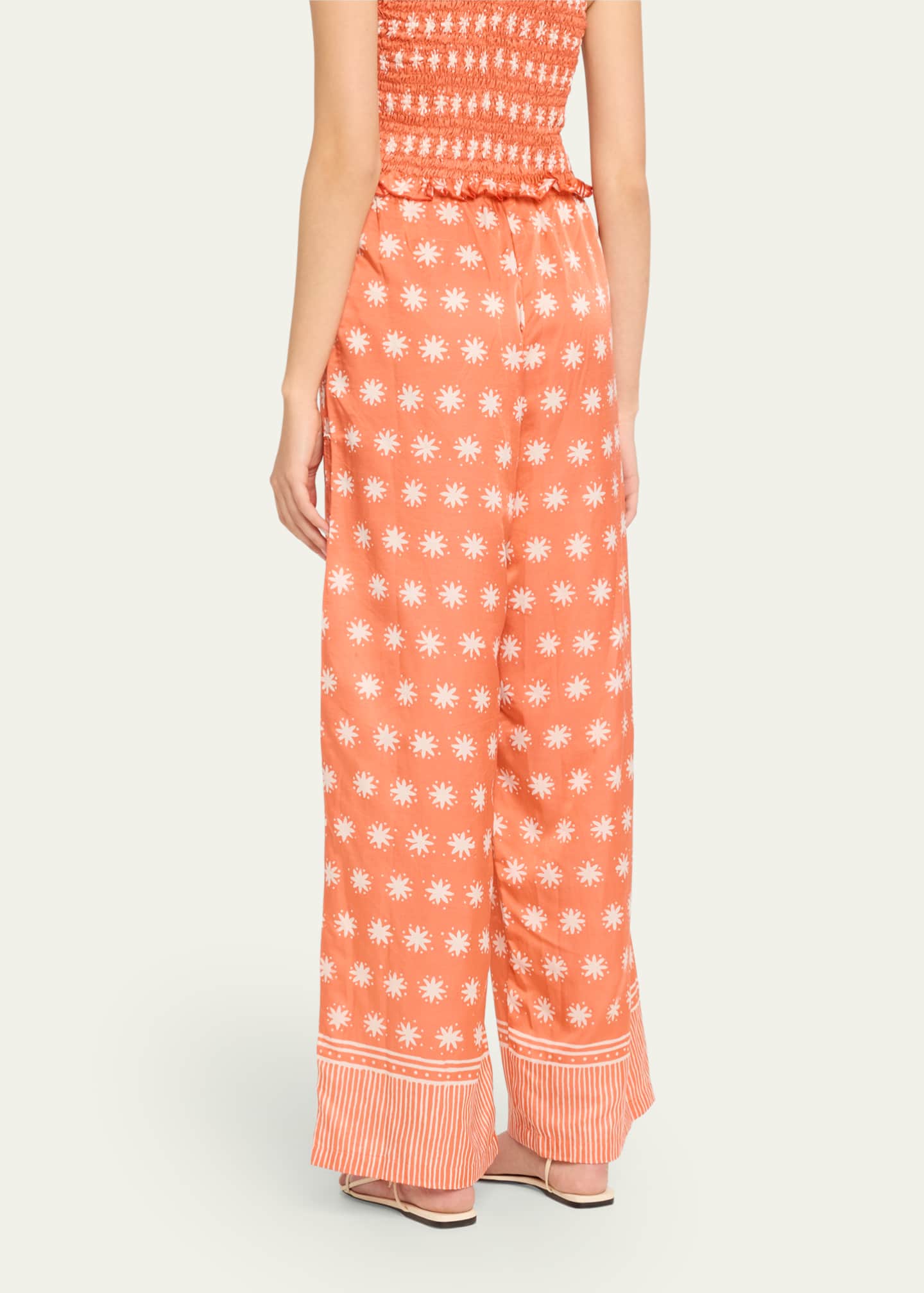 Cloe Cassandro The Coco Silk Palazzo Pants Image 3 of 5
