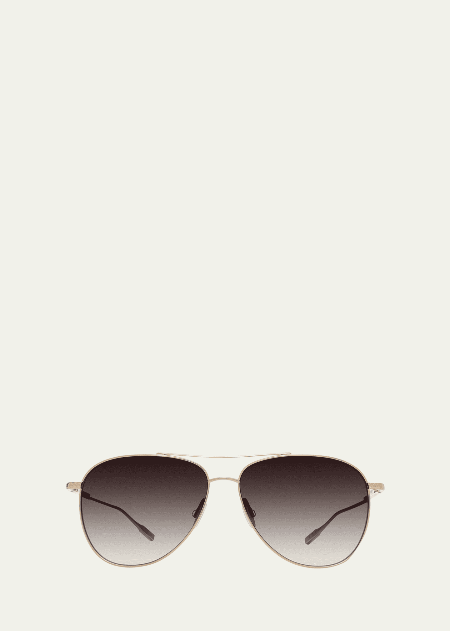 Barton Perreira Trask Golden Titanium Aviator Sunglasses Image 1 of 3