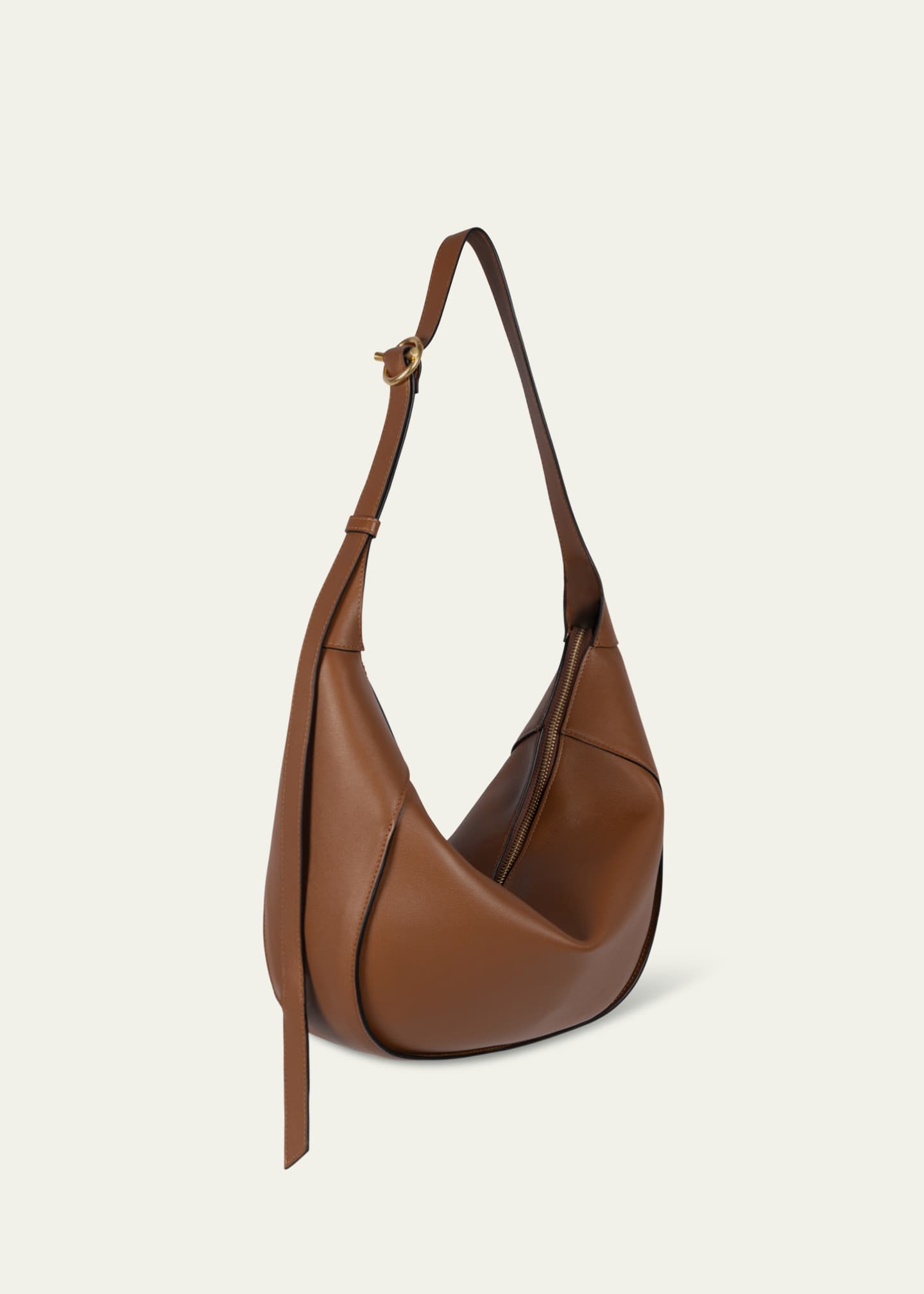Wandler Maggie Zip Leather Hobo Bag Image 2 of 3