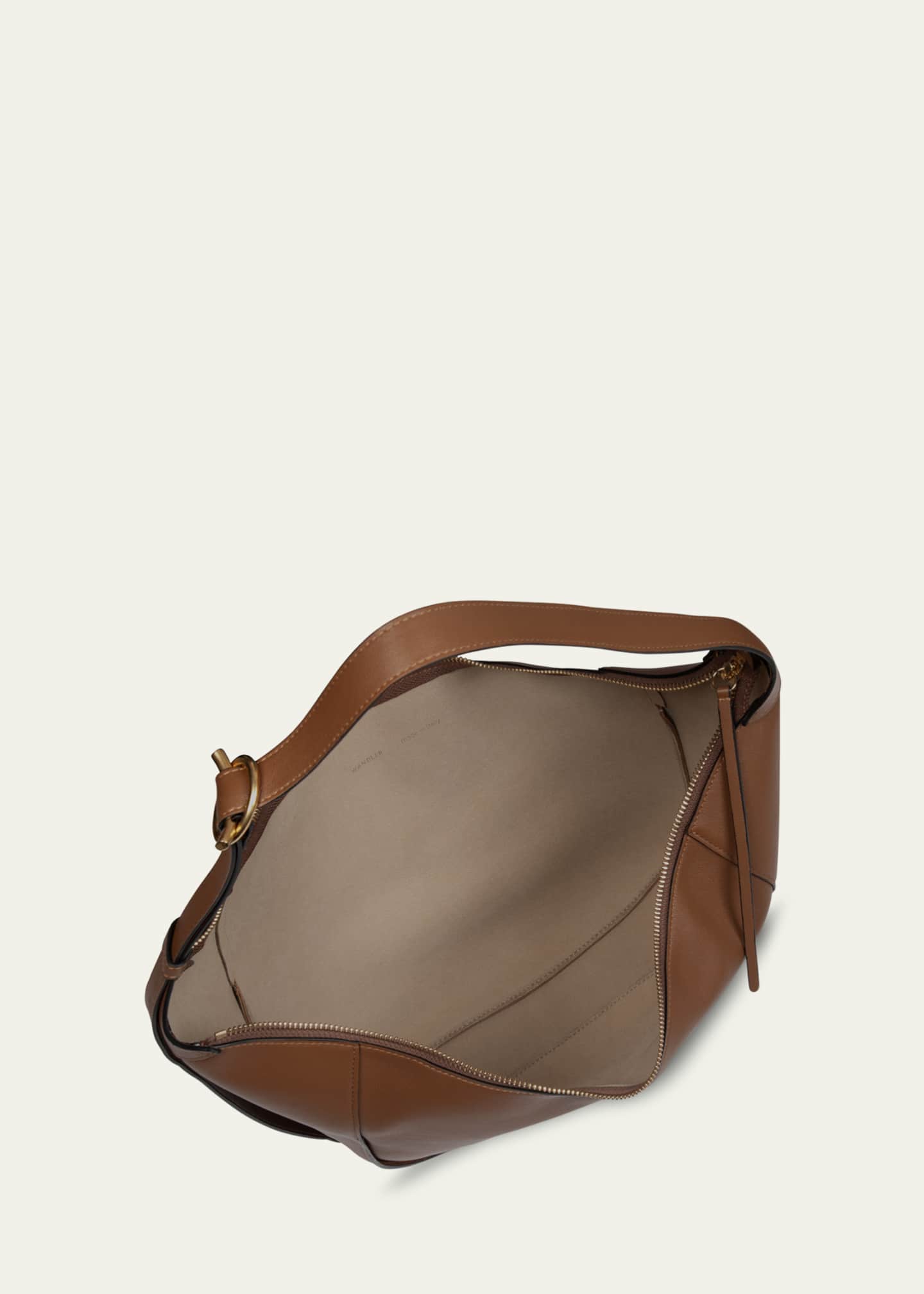 Wandler Maggie Zip Leather Hobo Bag Image 3 of 3