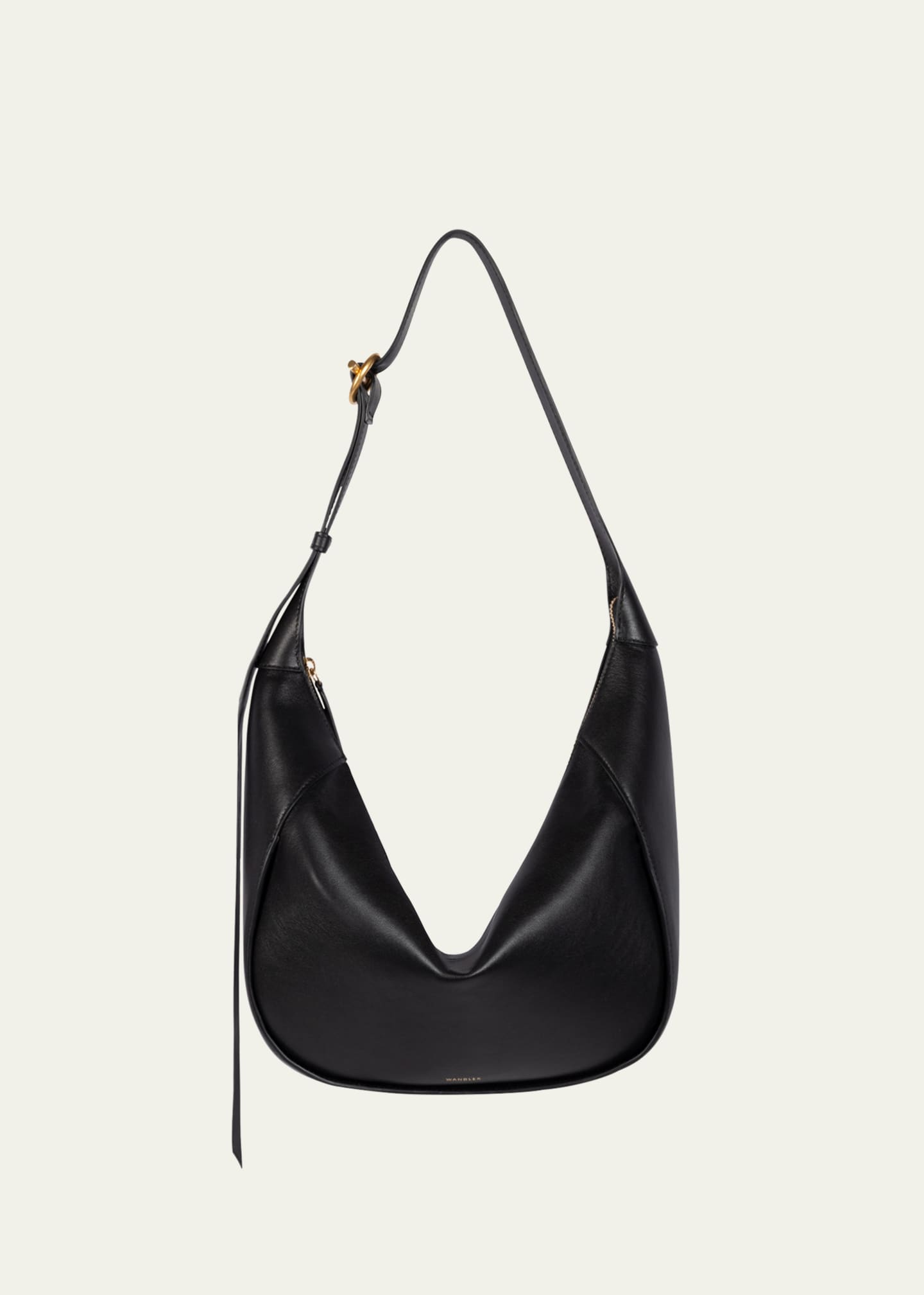 Wandler Maggie Zip Leather Hobo Bag Image 1 of 4