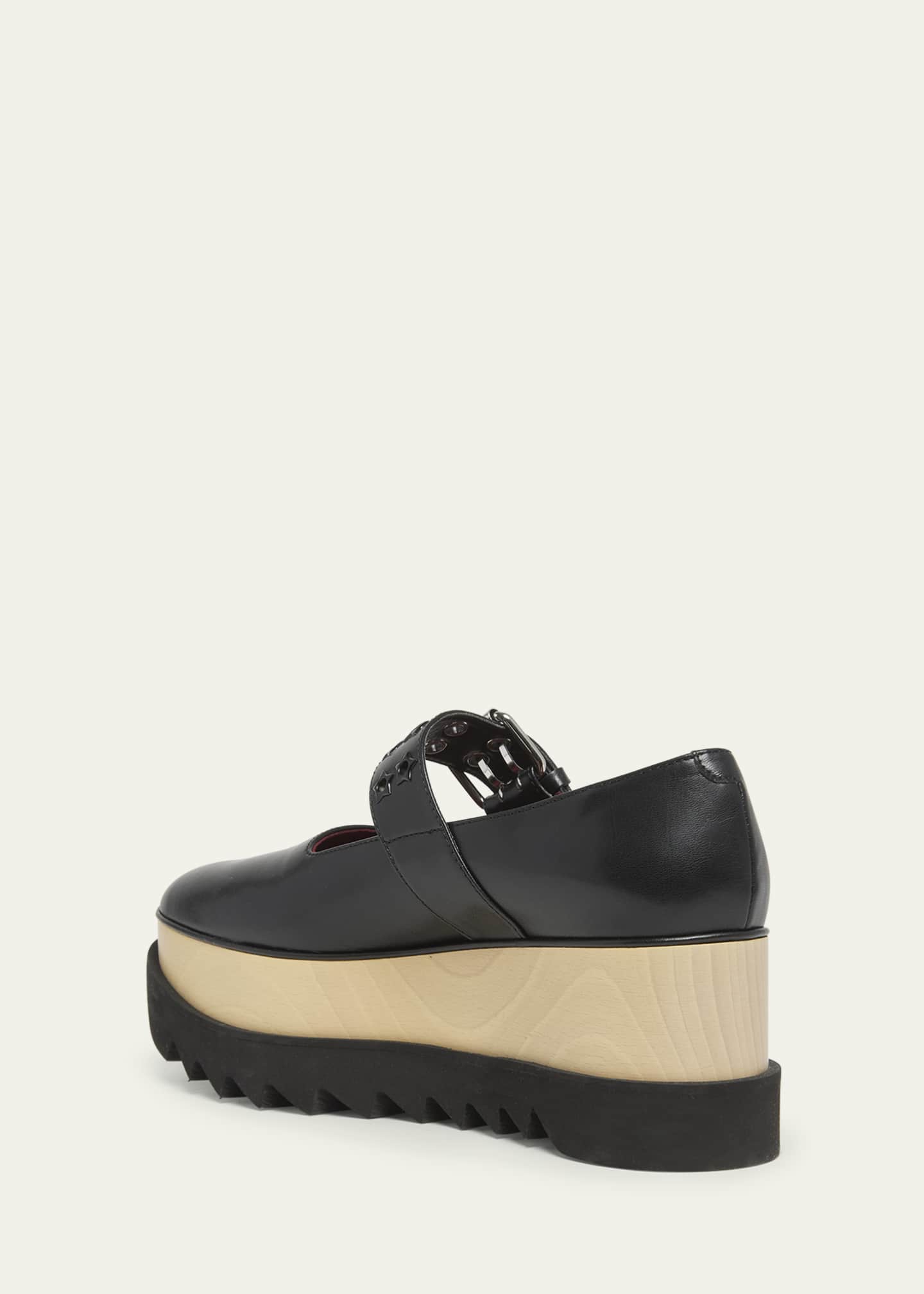Stella McCartney Elyse Vegan Mary Jane Platform Loafers Image 2 of 3